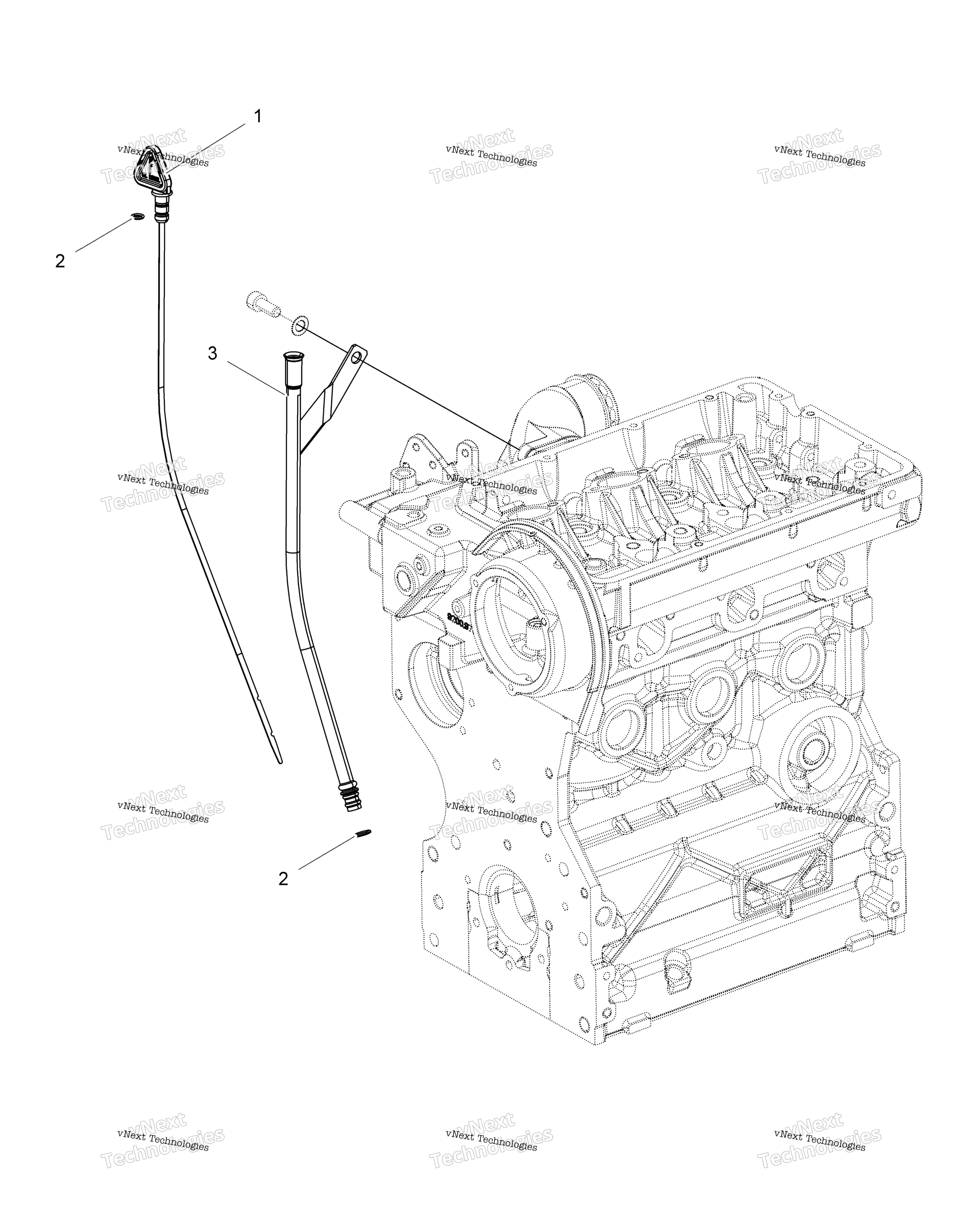 Engine, масляный Dipstick & защита