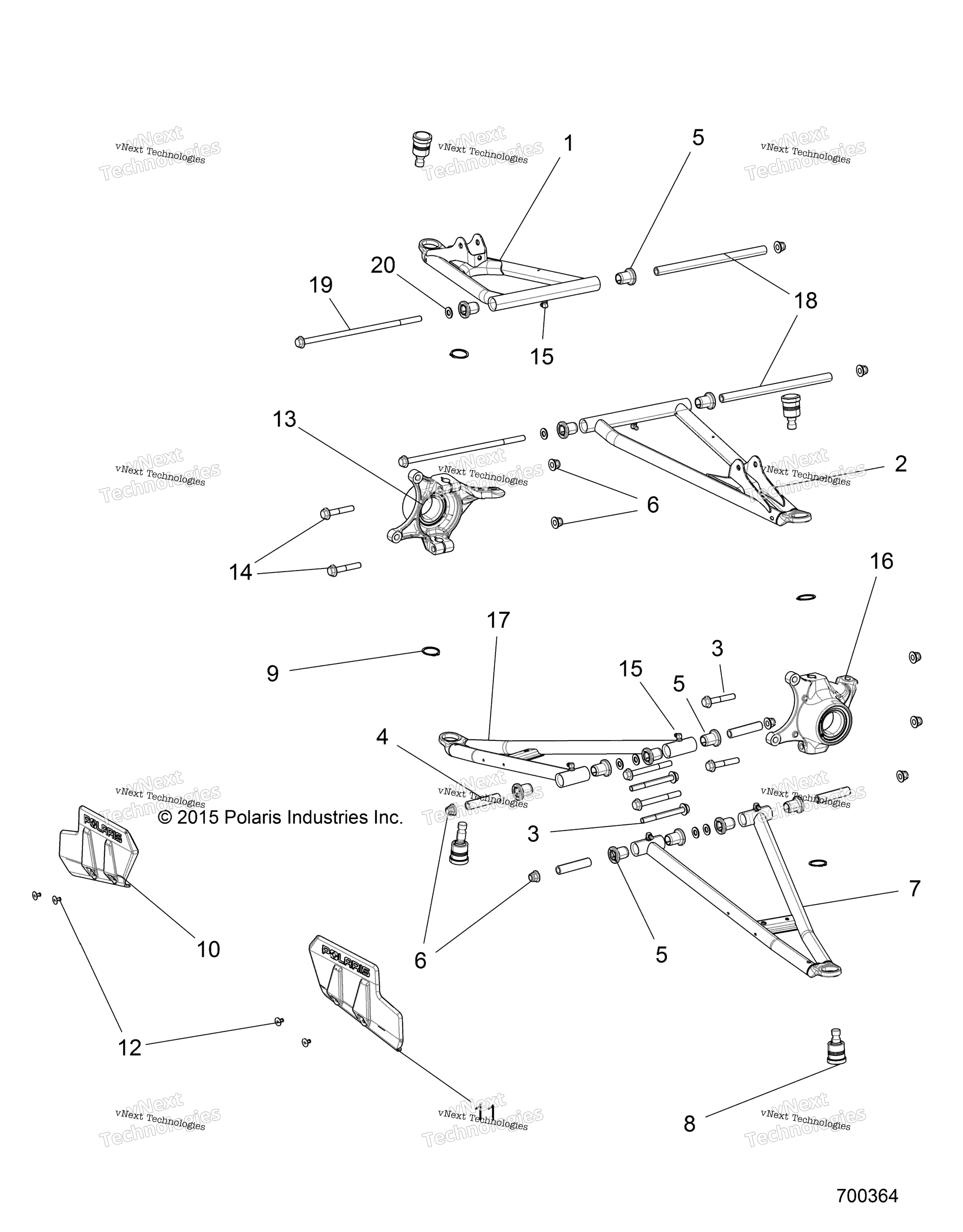 Подвеска, передняя Control Arms