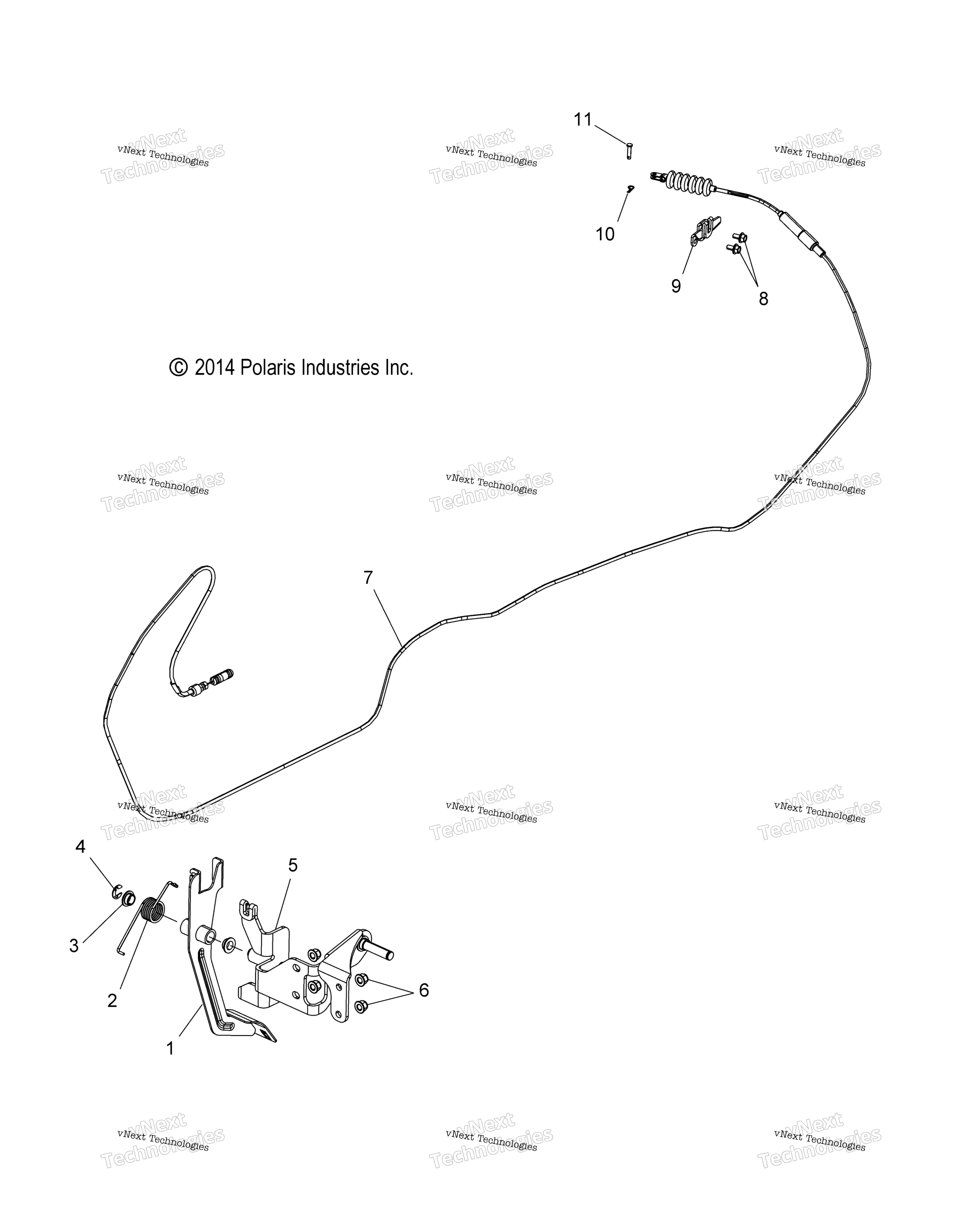 Engine, Throttle Pedal / Cable
