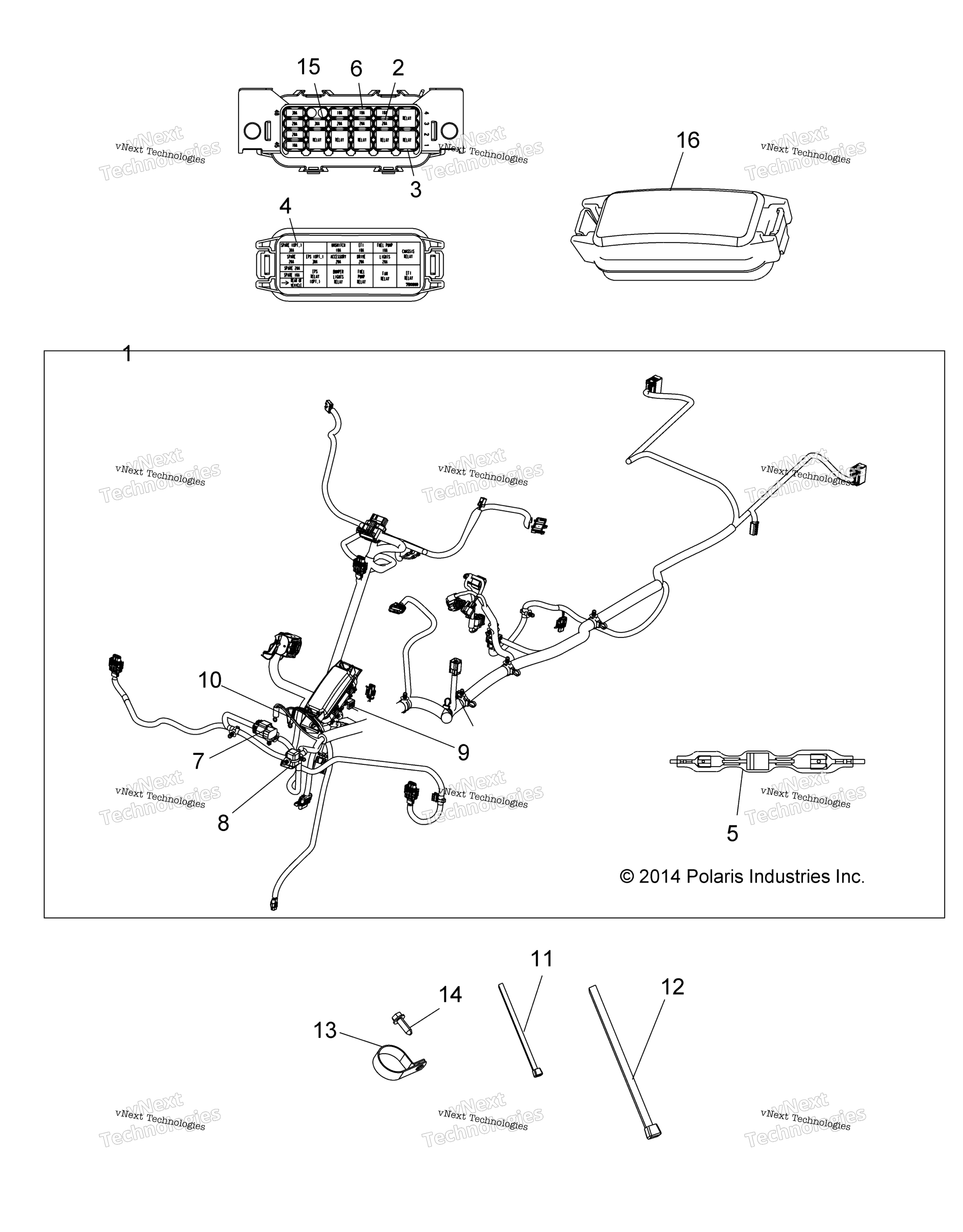 Electrical, Main Wire жгут