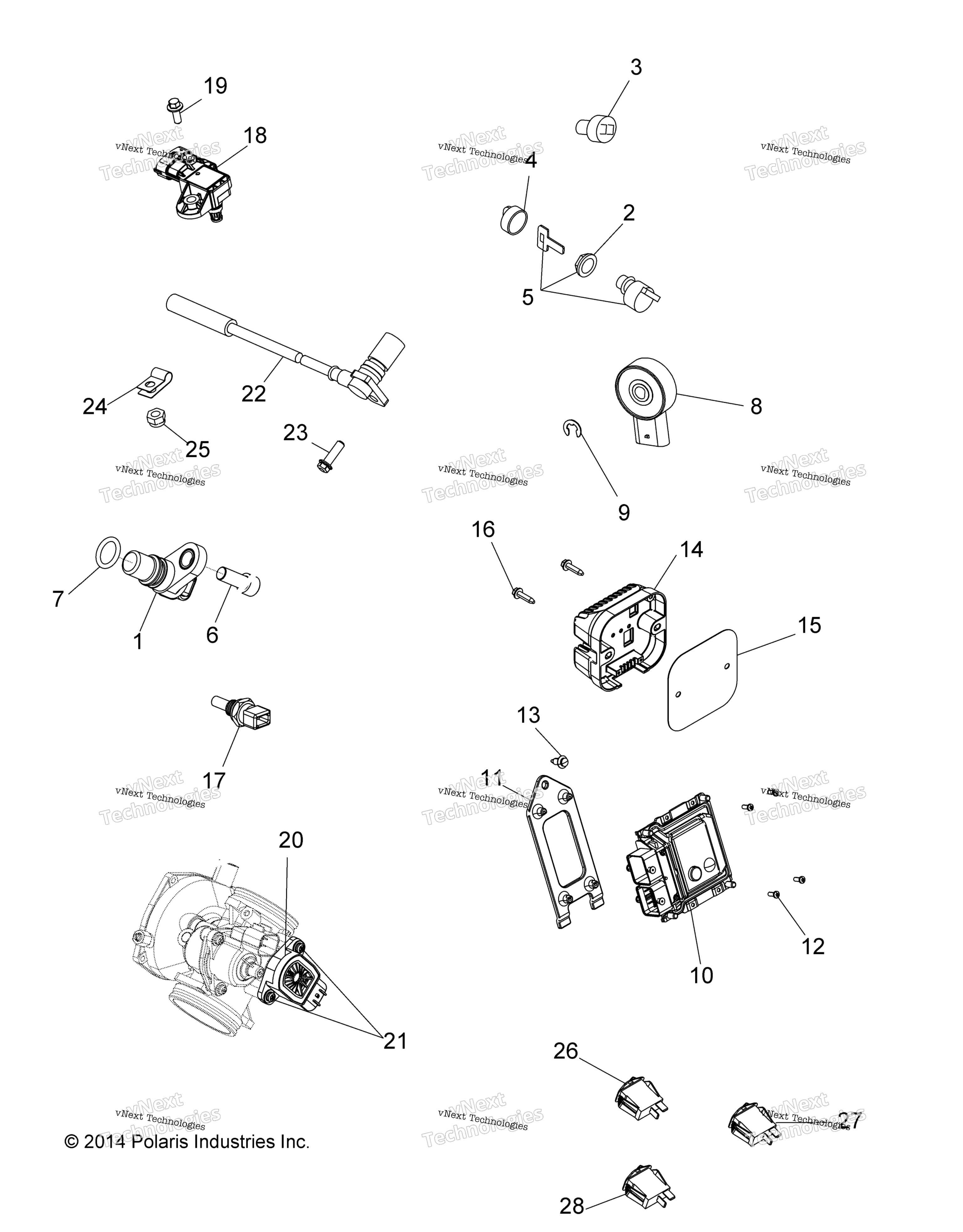 электрооборудование Switches, Sensors & Ecm