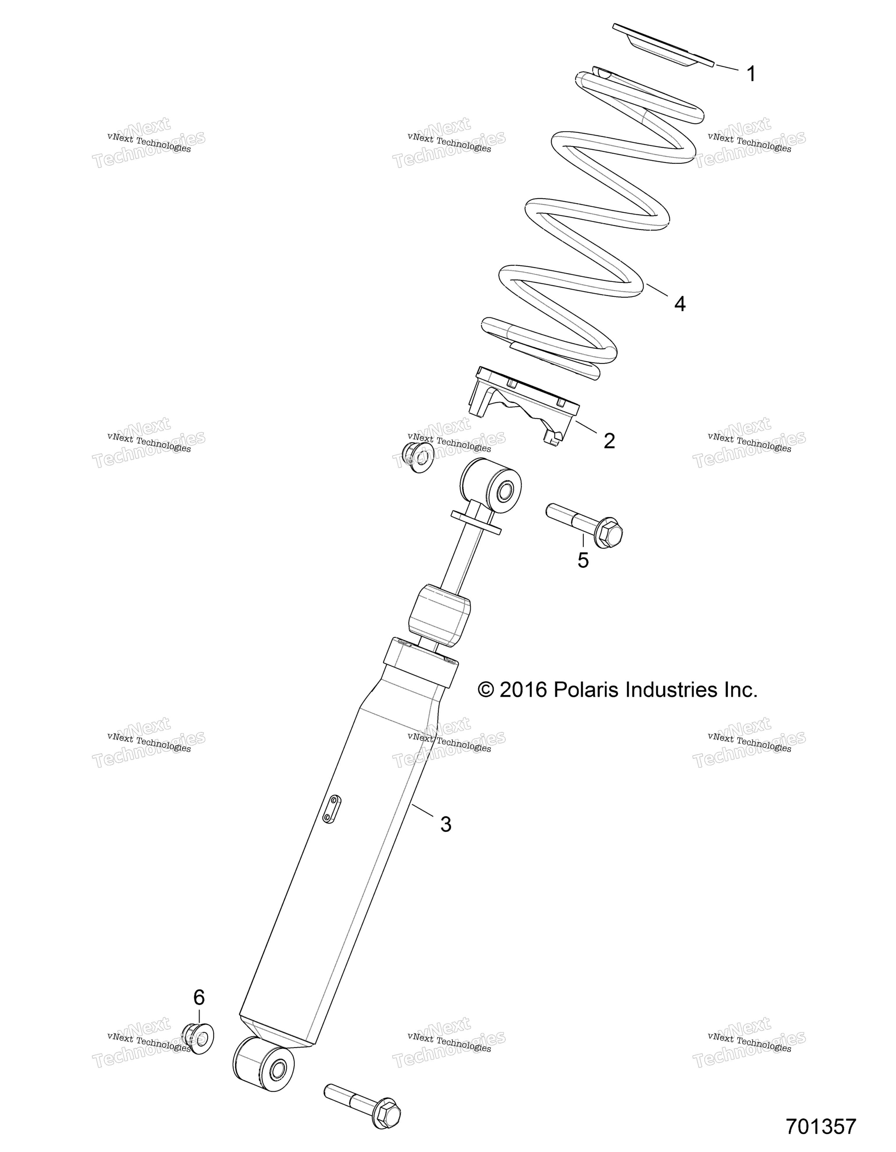 Подвеска, передний амортизатор Mounting