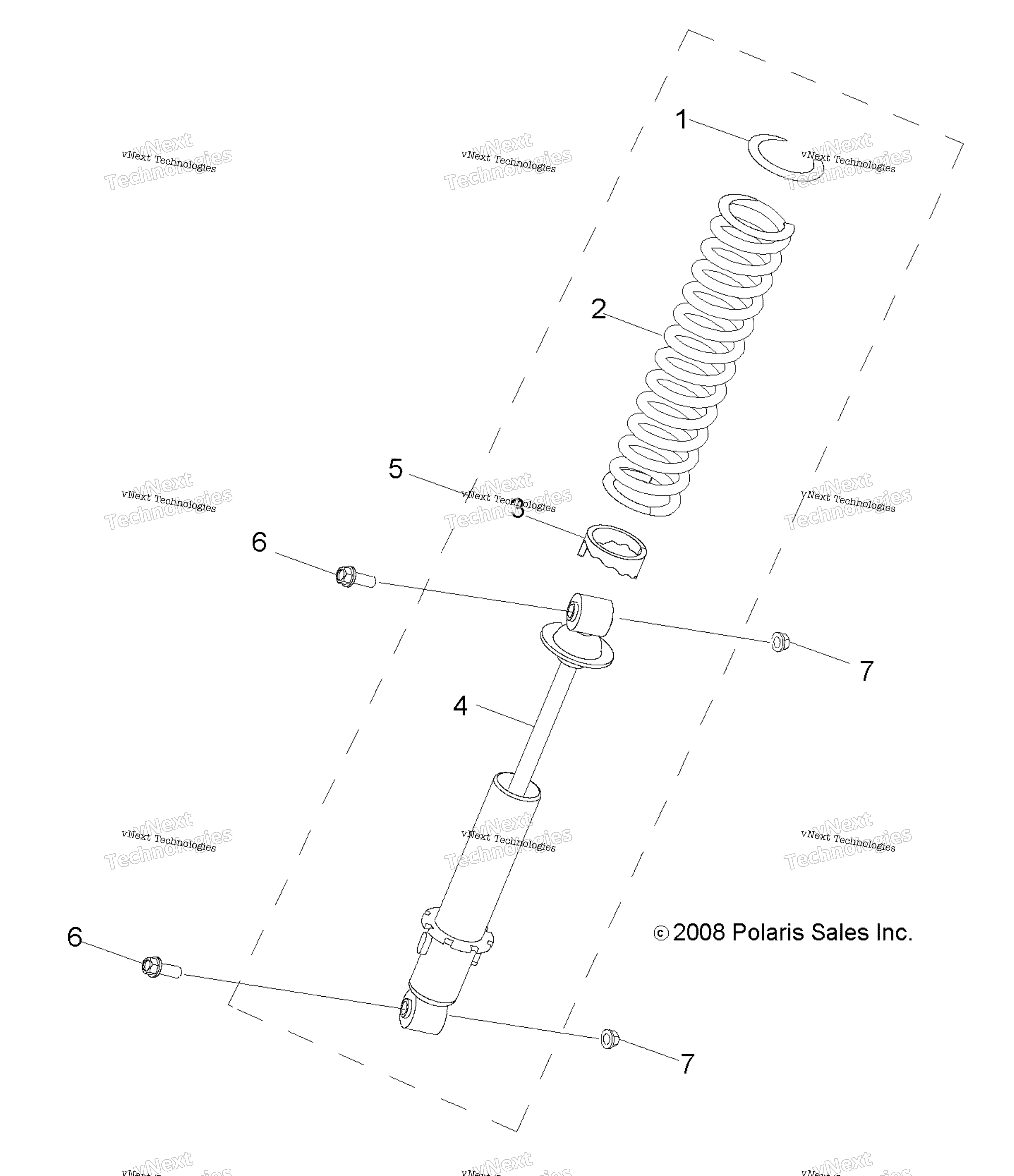 Suspension, Shock, передний