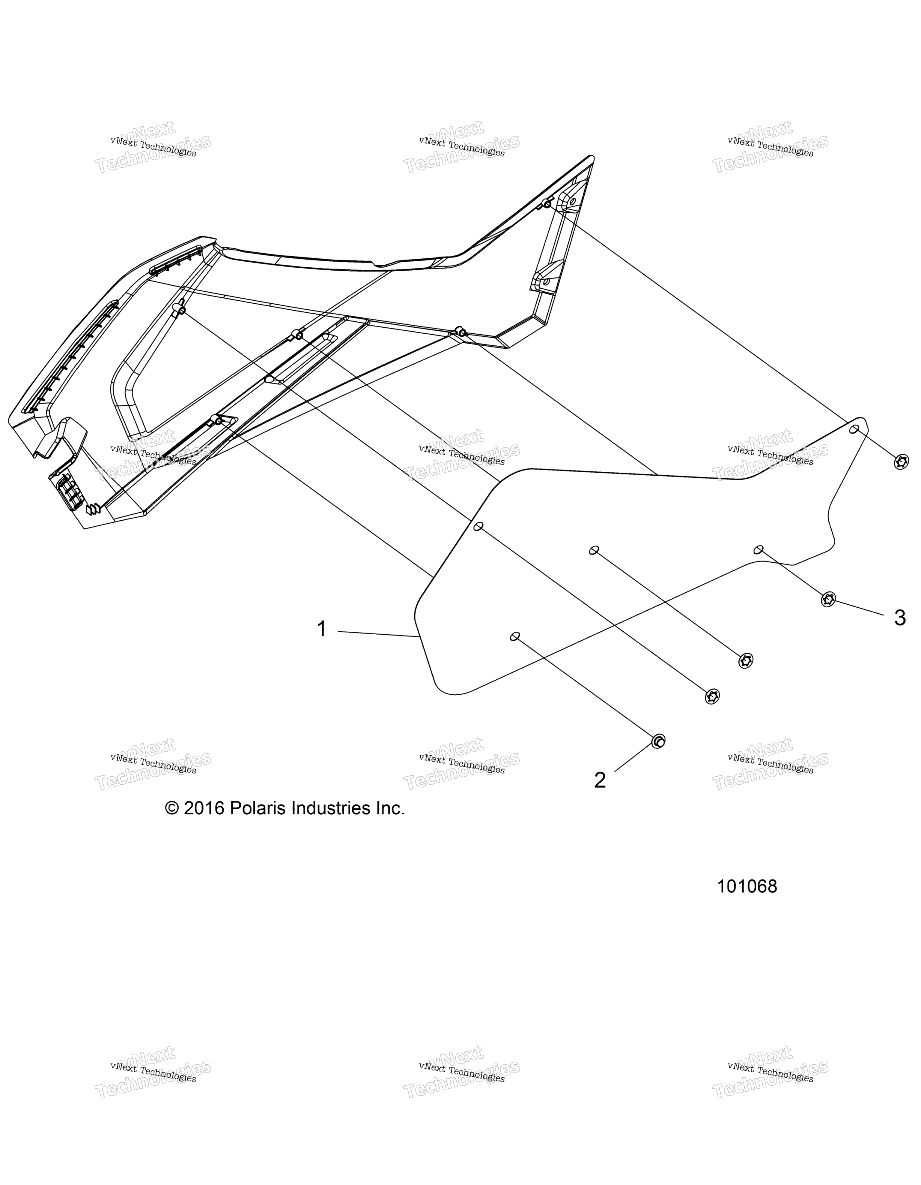 Body, Right Hand Side панель Heat Shield и Hardware 2 Up