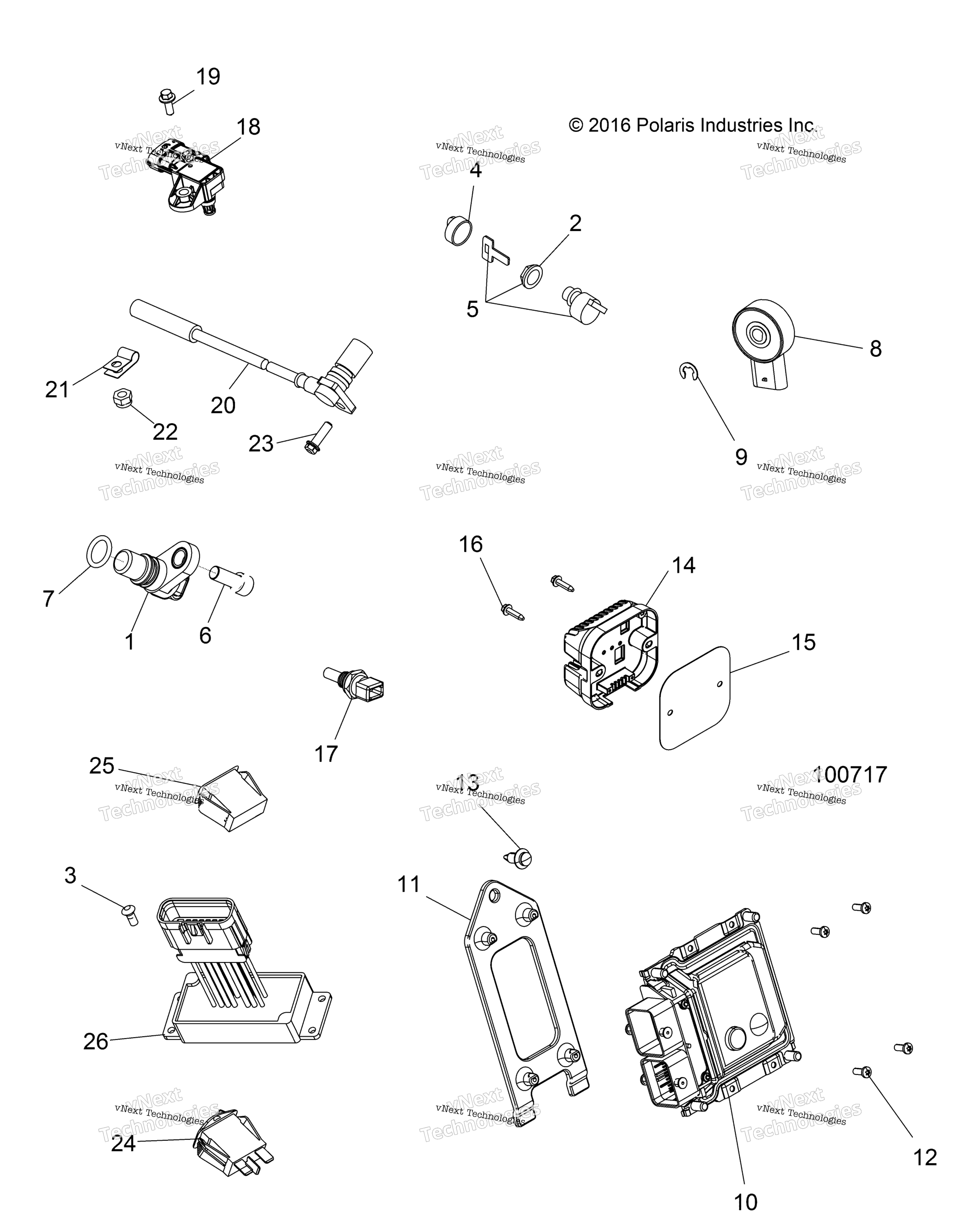 электрооборудование Switches, Sensors & Ecm