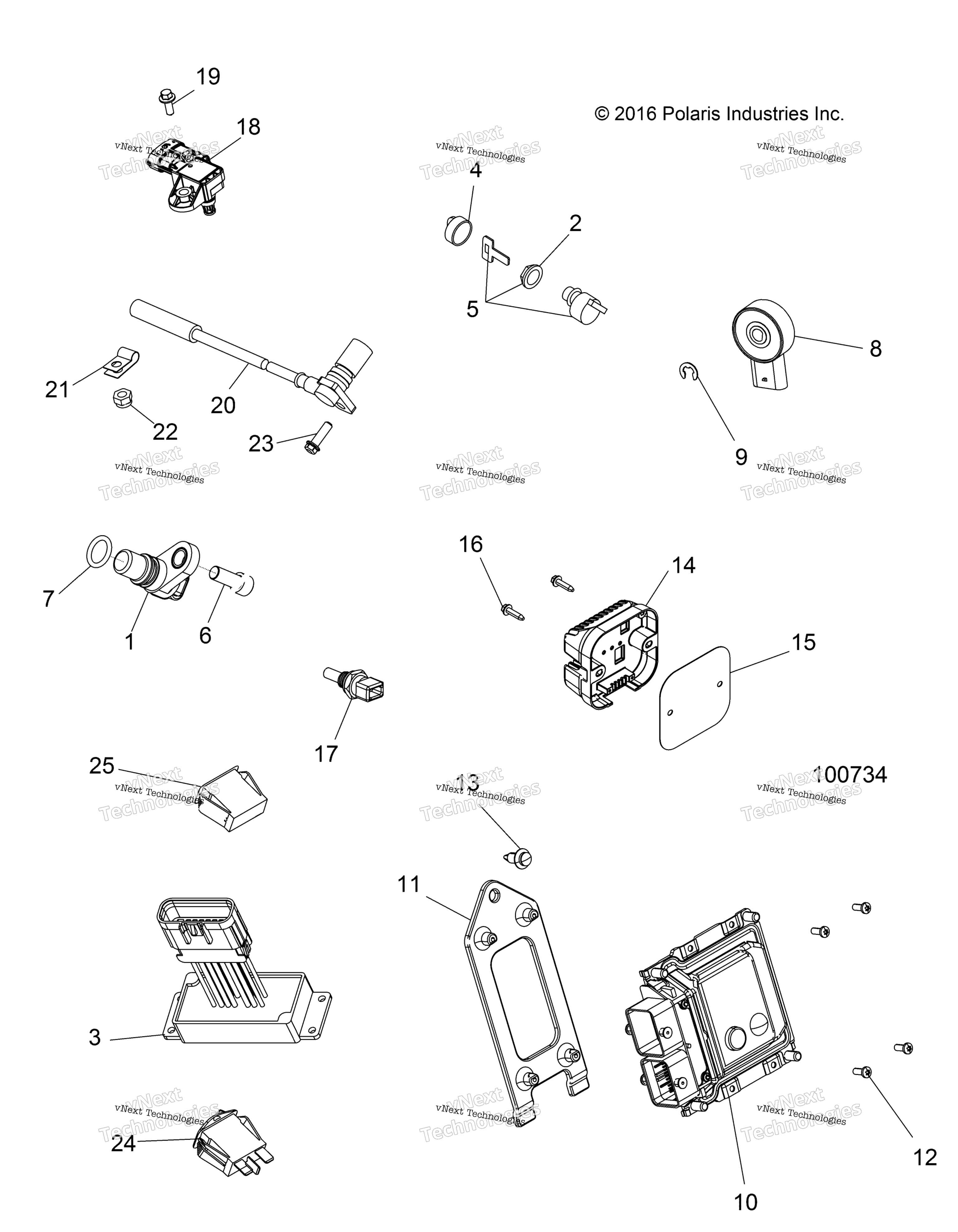 электрооборудование Switches, Sensors & Ecm