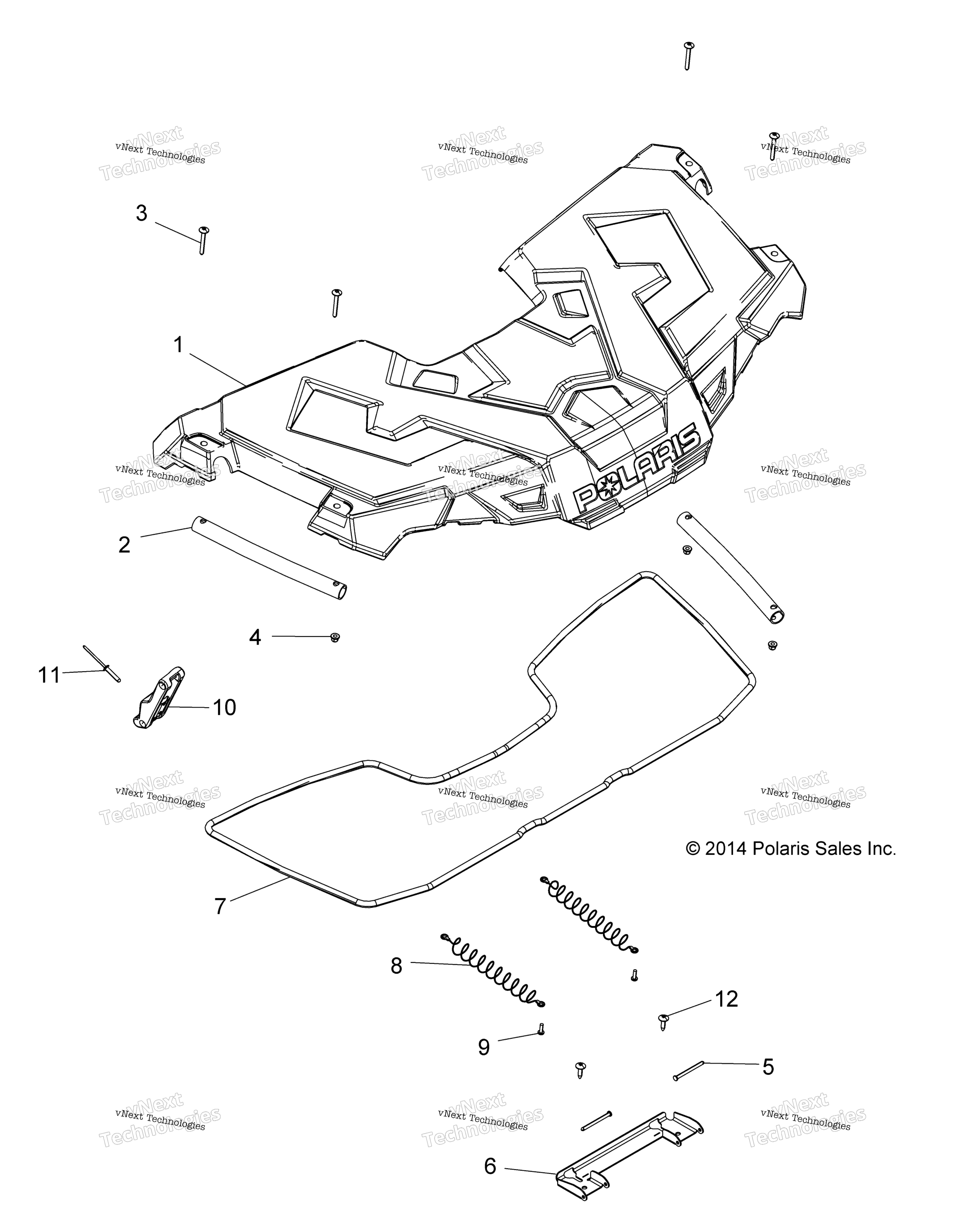Body, Storage, передний A17sea50a1 / A5 / See50a1