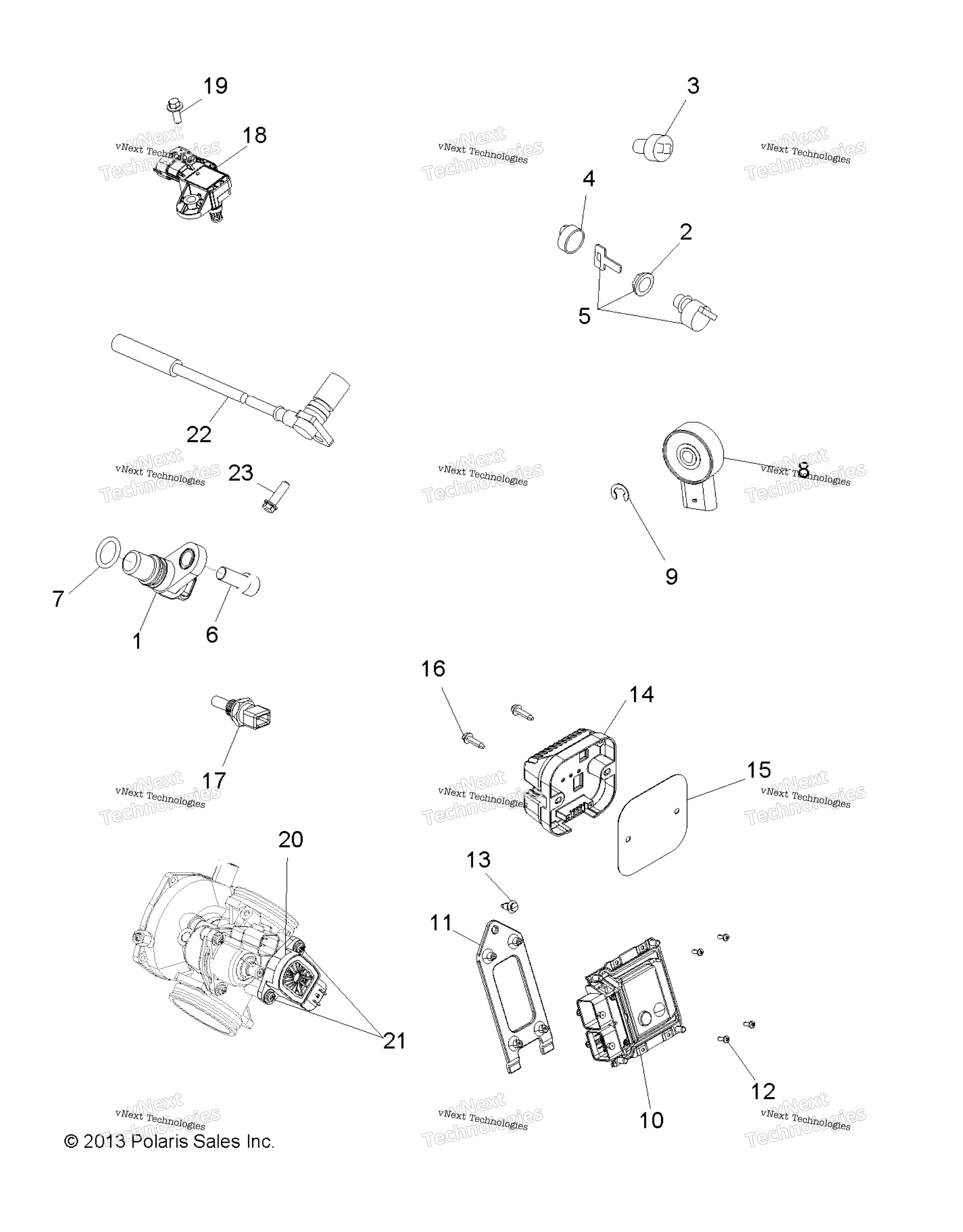 электрооборудование Switches, Sensors & Ecm