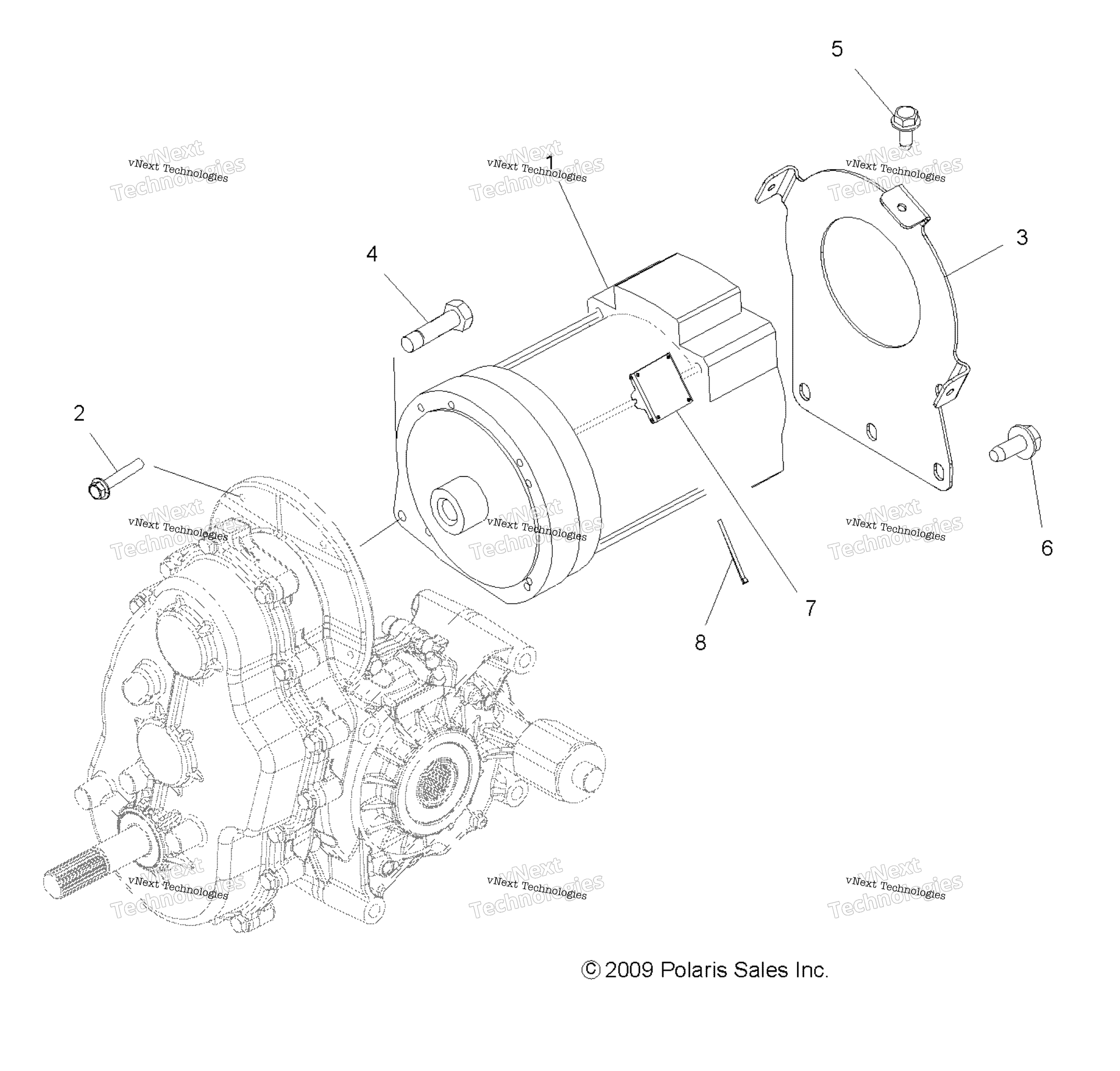 электрооборудование Motor, 48 Vac