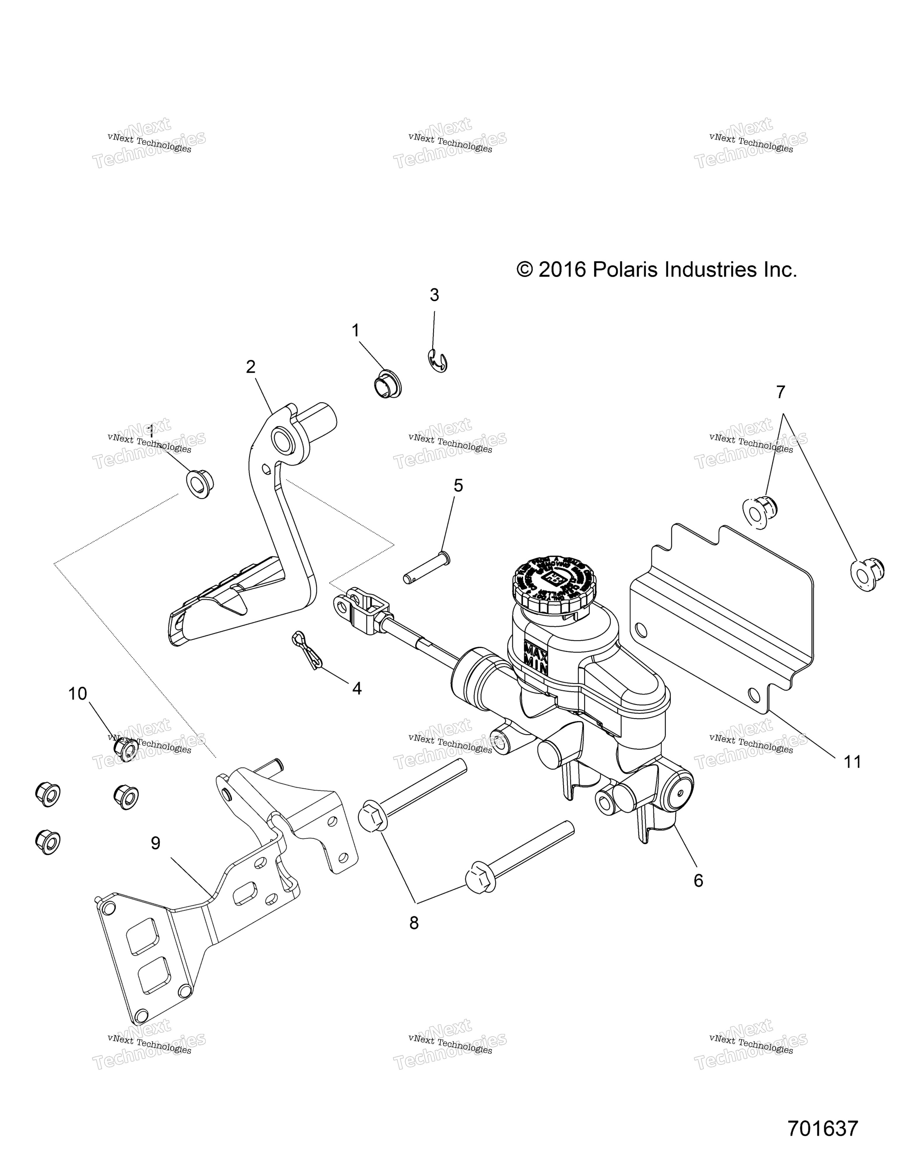 Тормоза, педаль & Master Cylinder R17rte87fu/E87f1/S87fu/S87f1