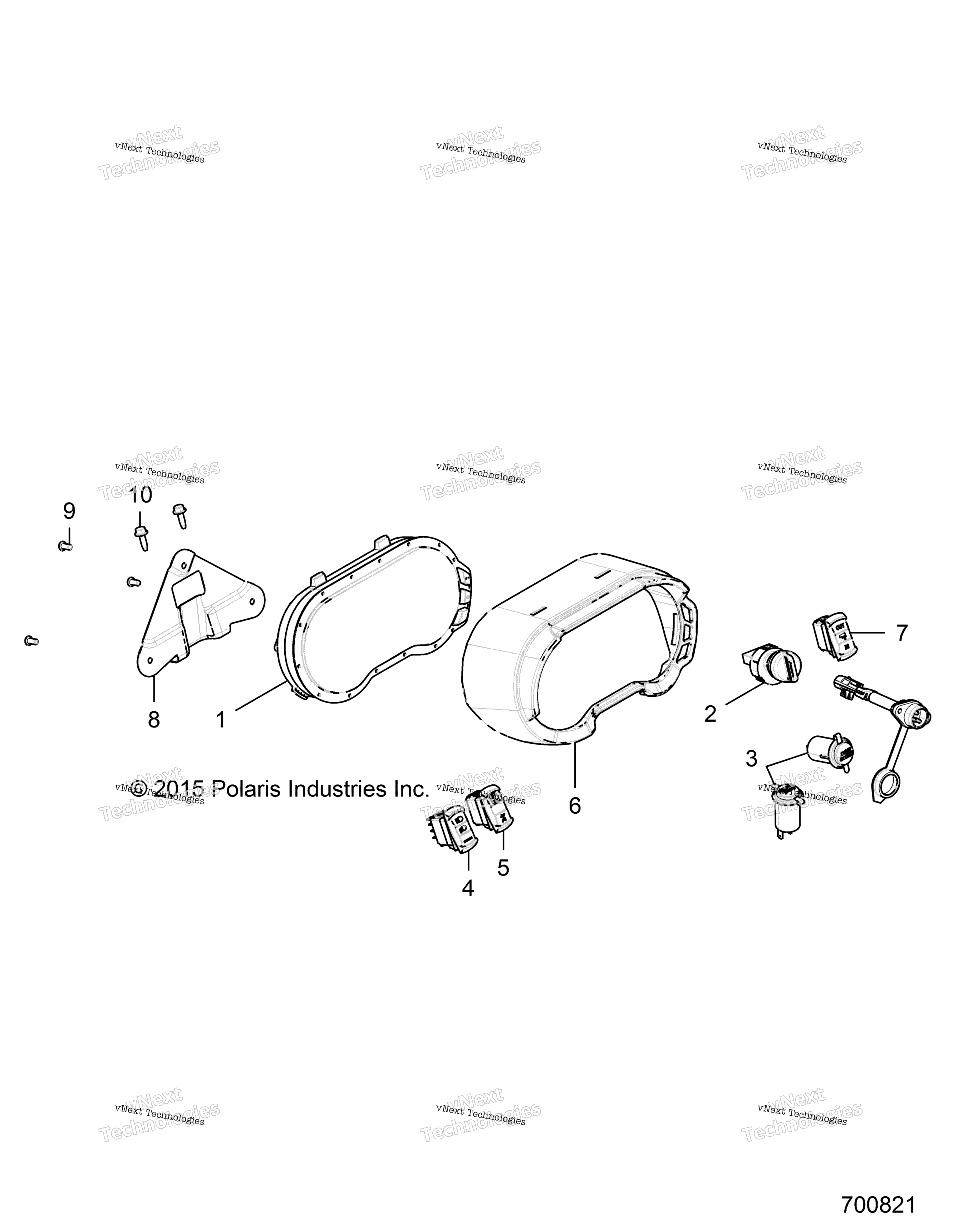 Electrical, Dash Instruments и Controls 700821)