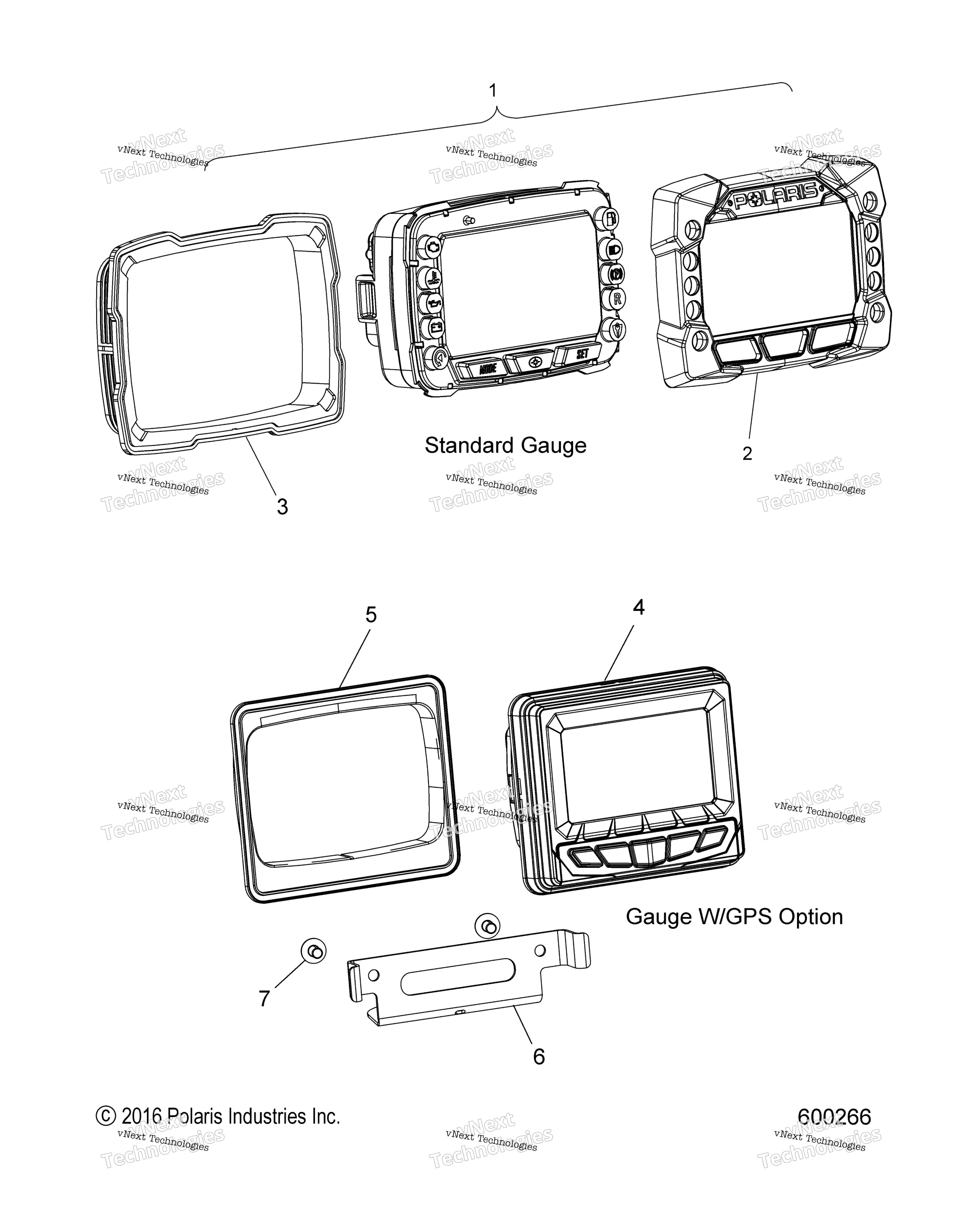 Electrical, Multi Function Gauge All опции