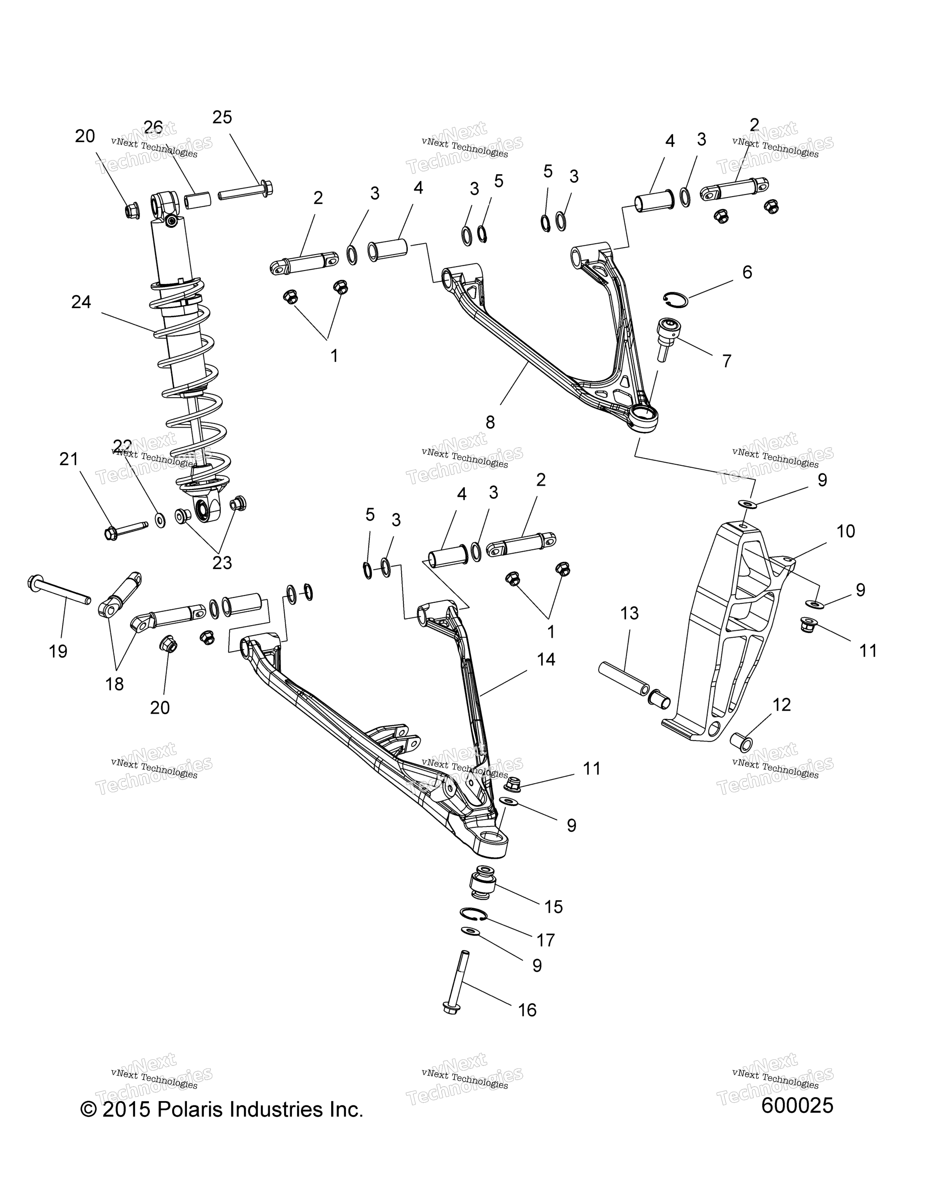 Suspension, управление Arms & Spindle All Options