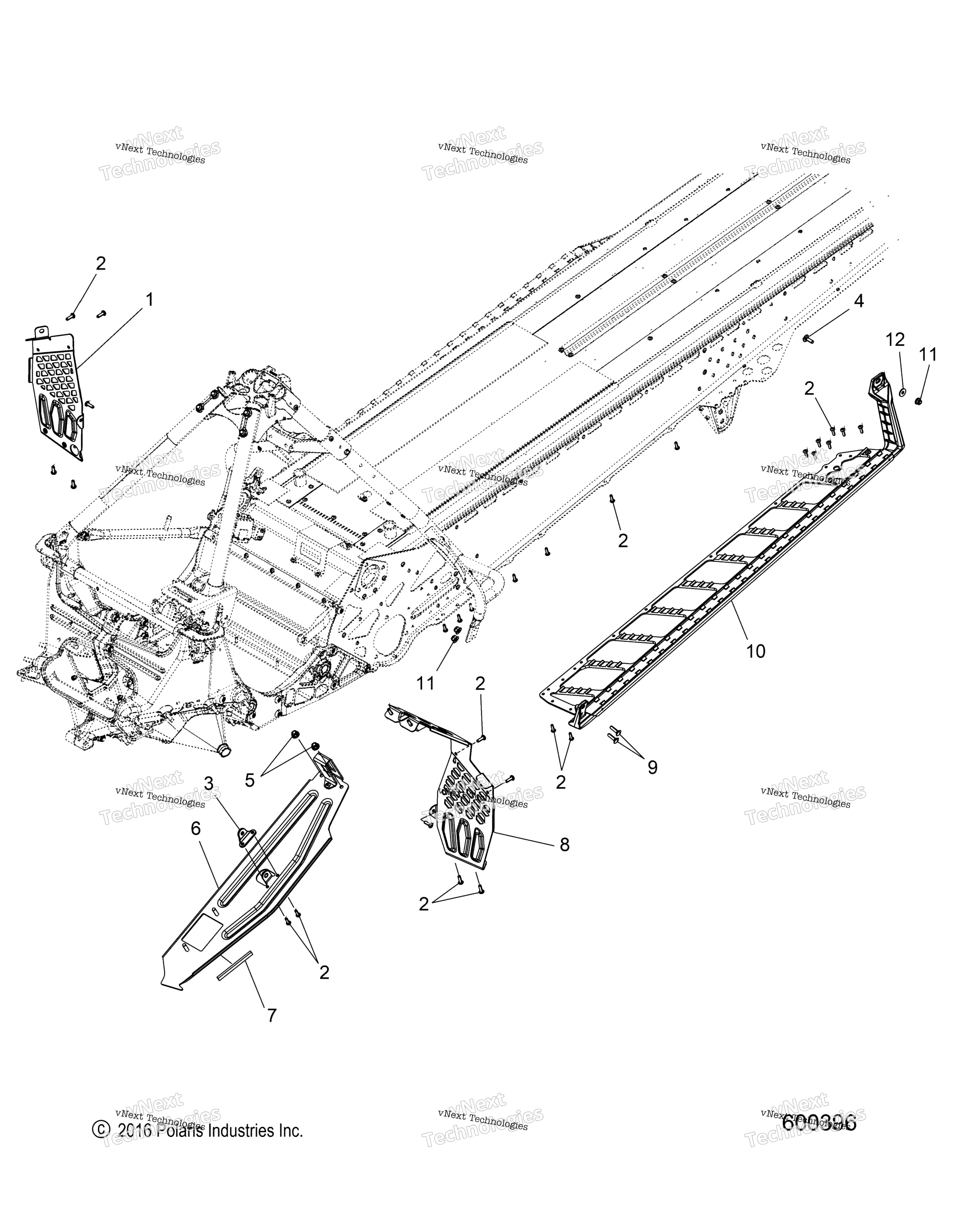 Chassis, сцепление защита & Footrests All Options