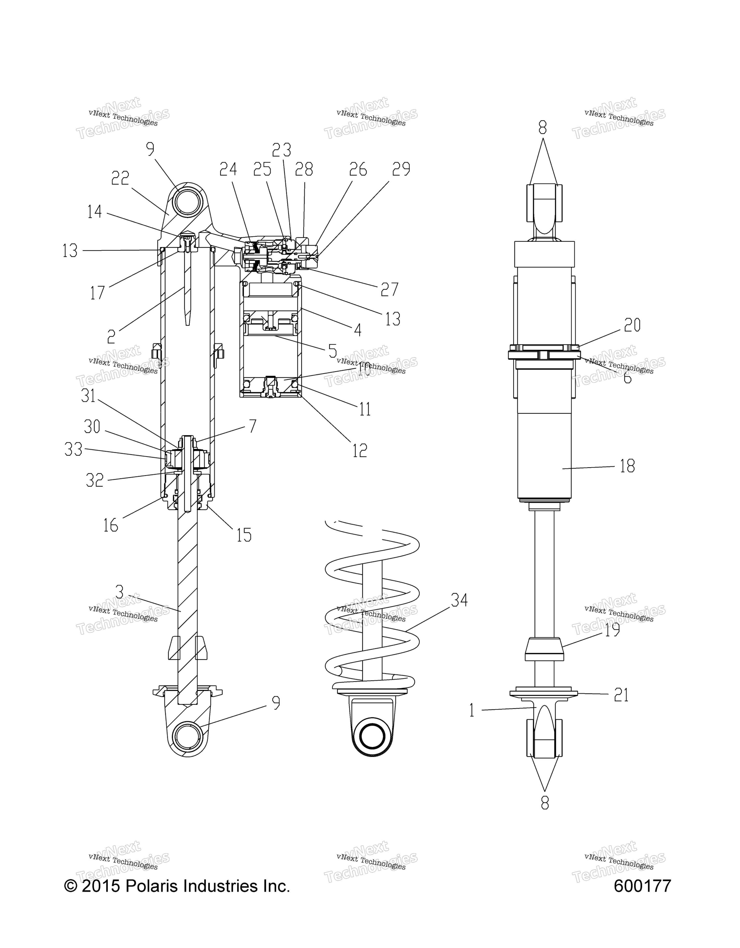 Suspension, Shock, Ifs, Hi Lo Adj., Snow Check опция (600177)
