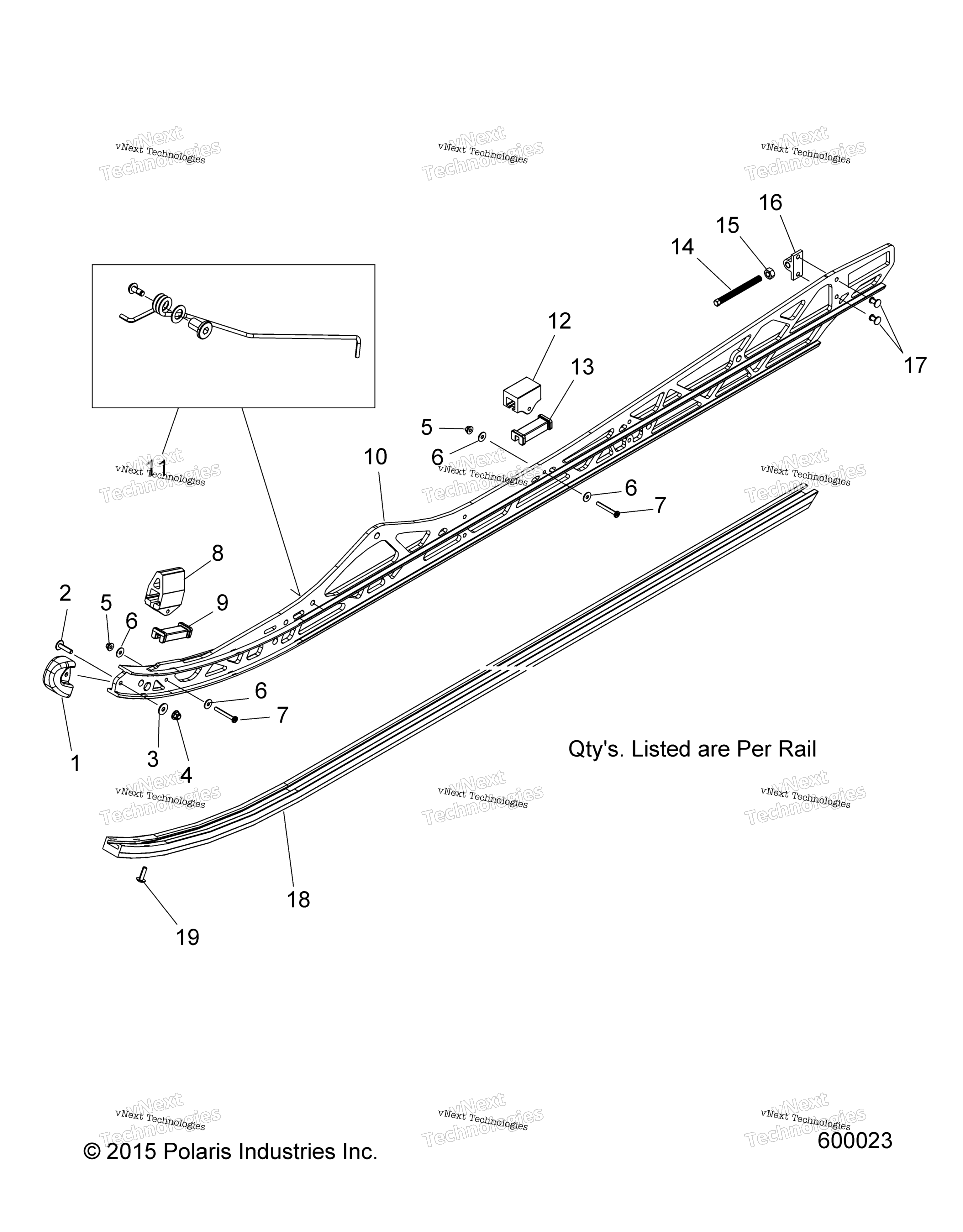 Suspension, Rail крепление All Options