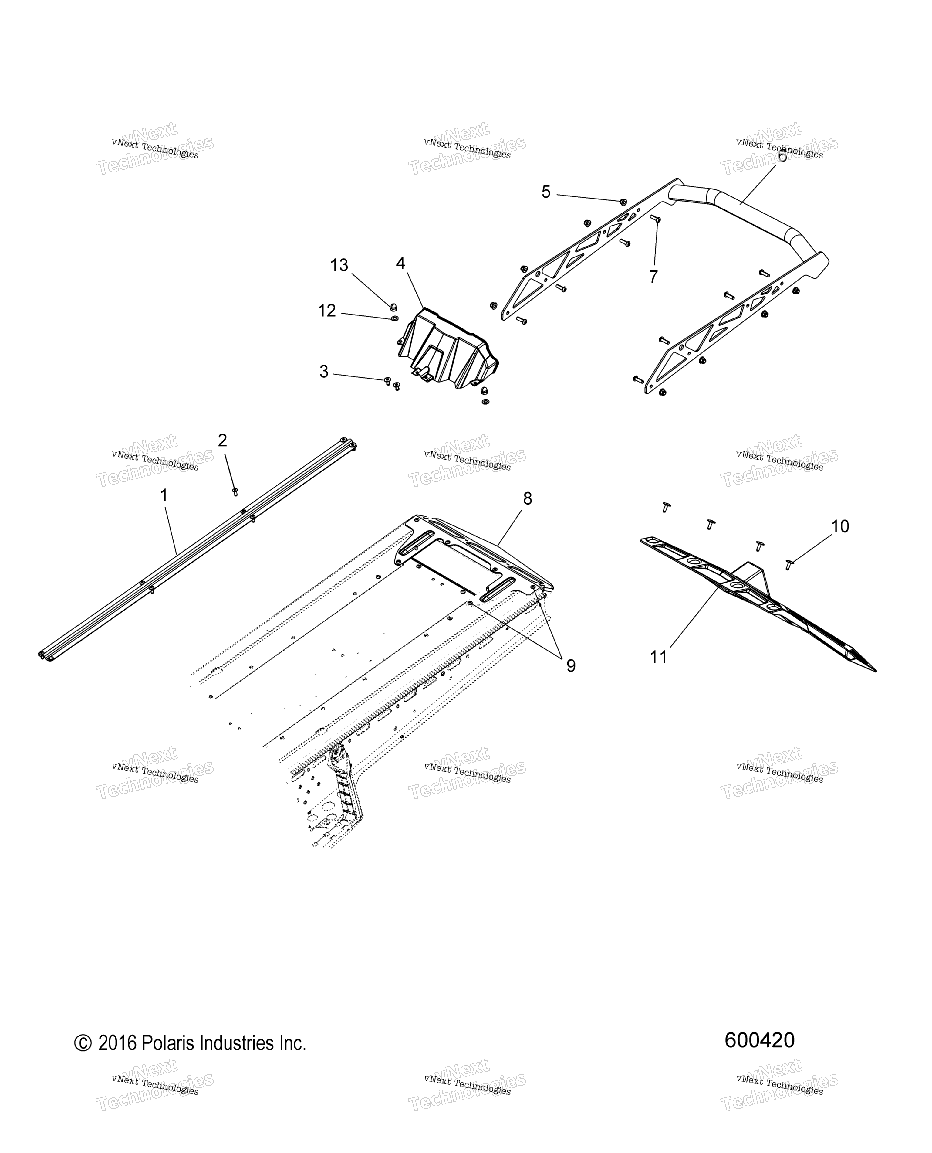 Body, Bumper, Rear, Snowflap & Taillight крышка All Options