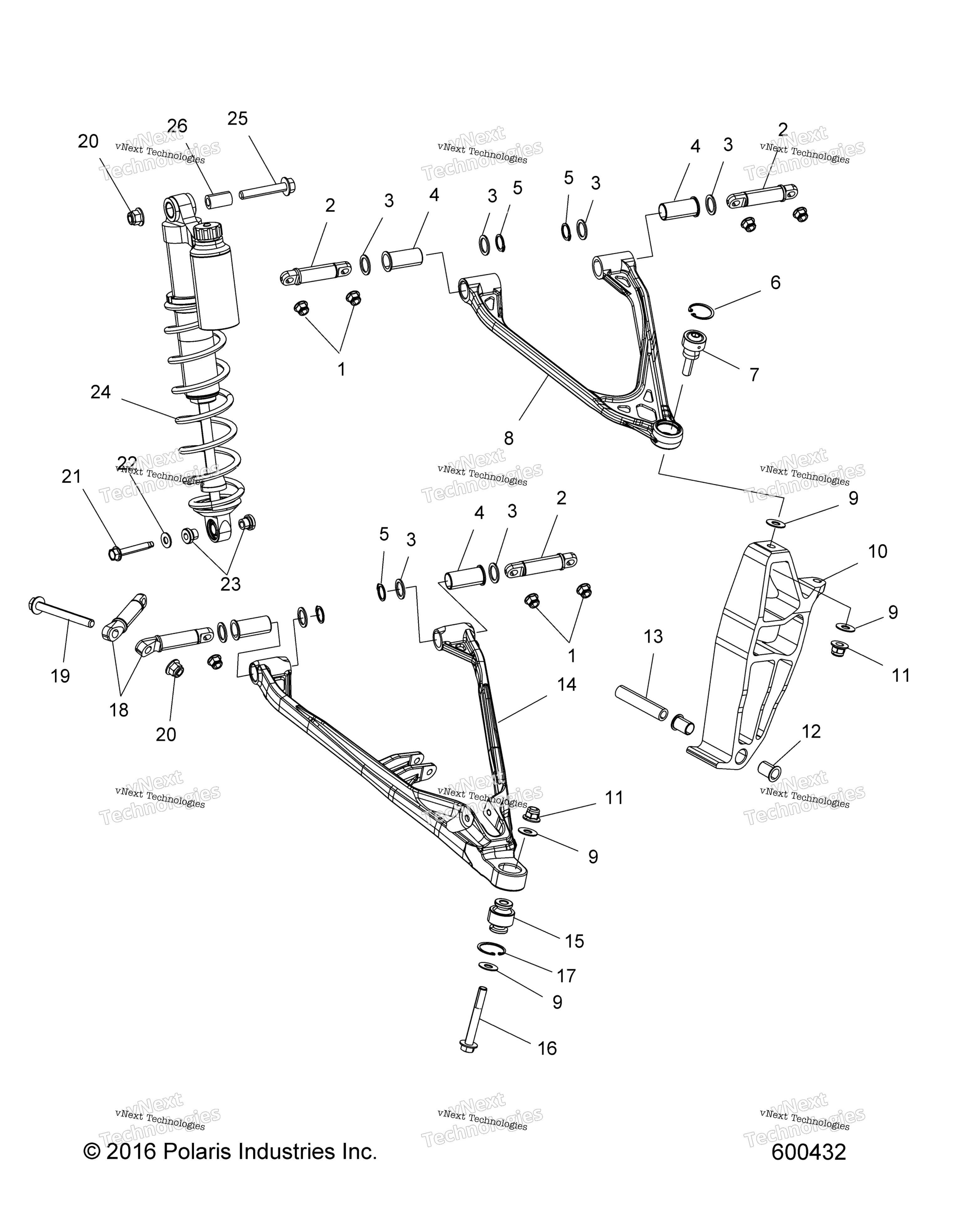 Suspension, управление Arms & Spindle All Options