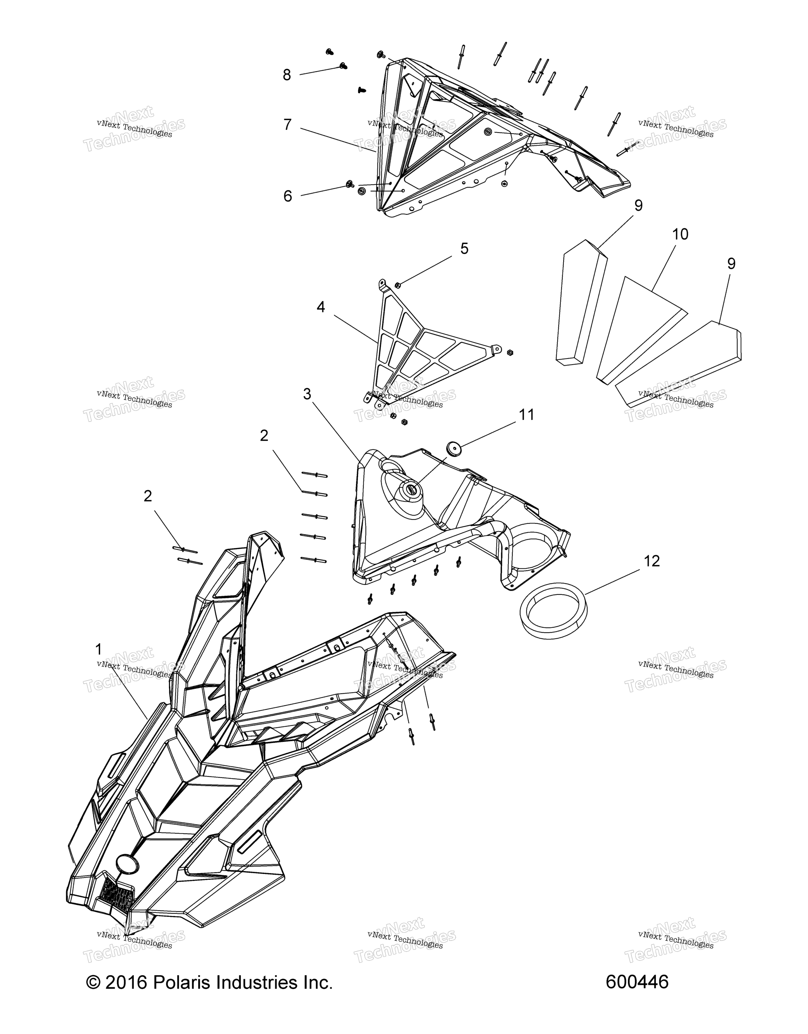 Body, капот Asm., Plenum