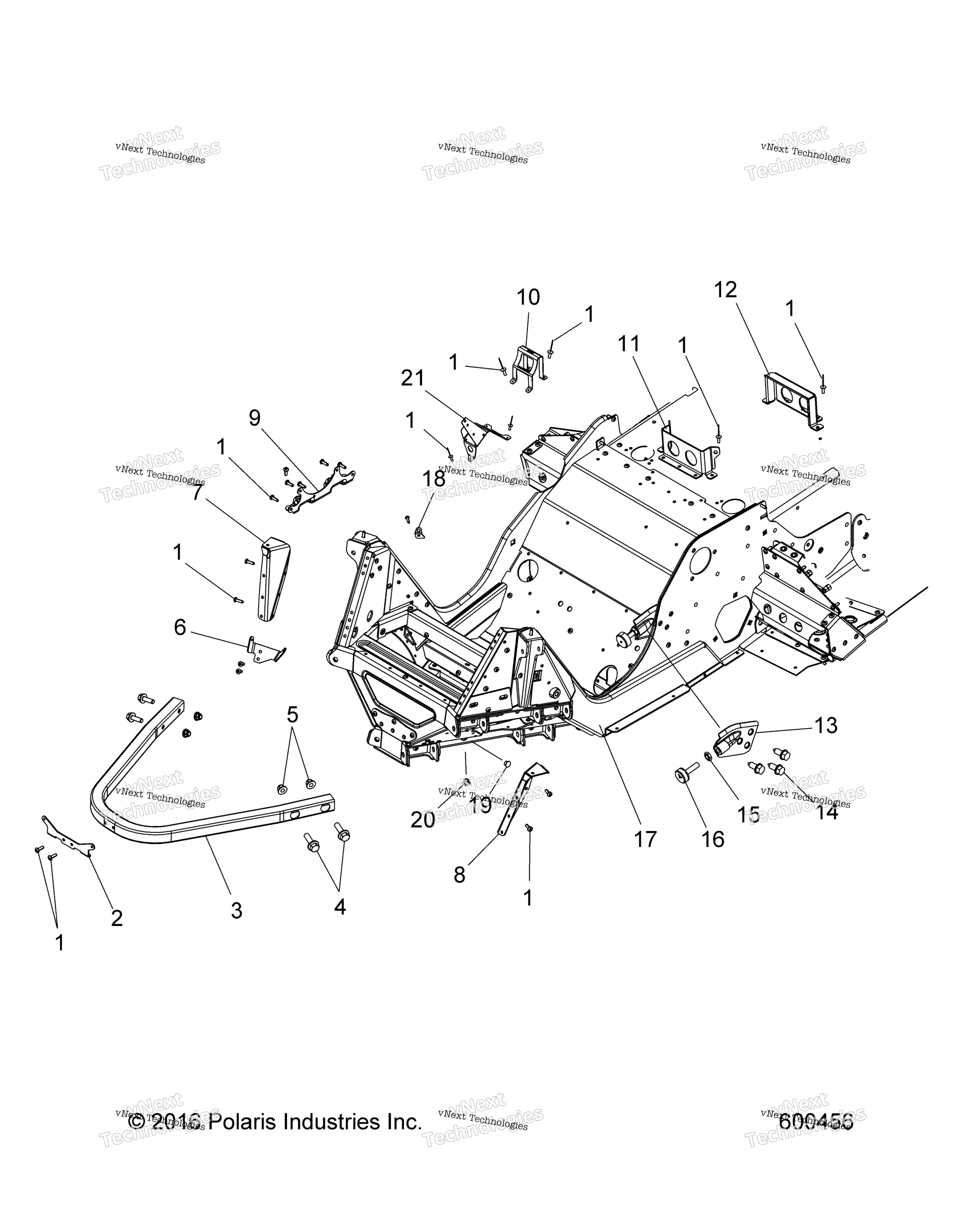 Chassis, передний Asm