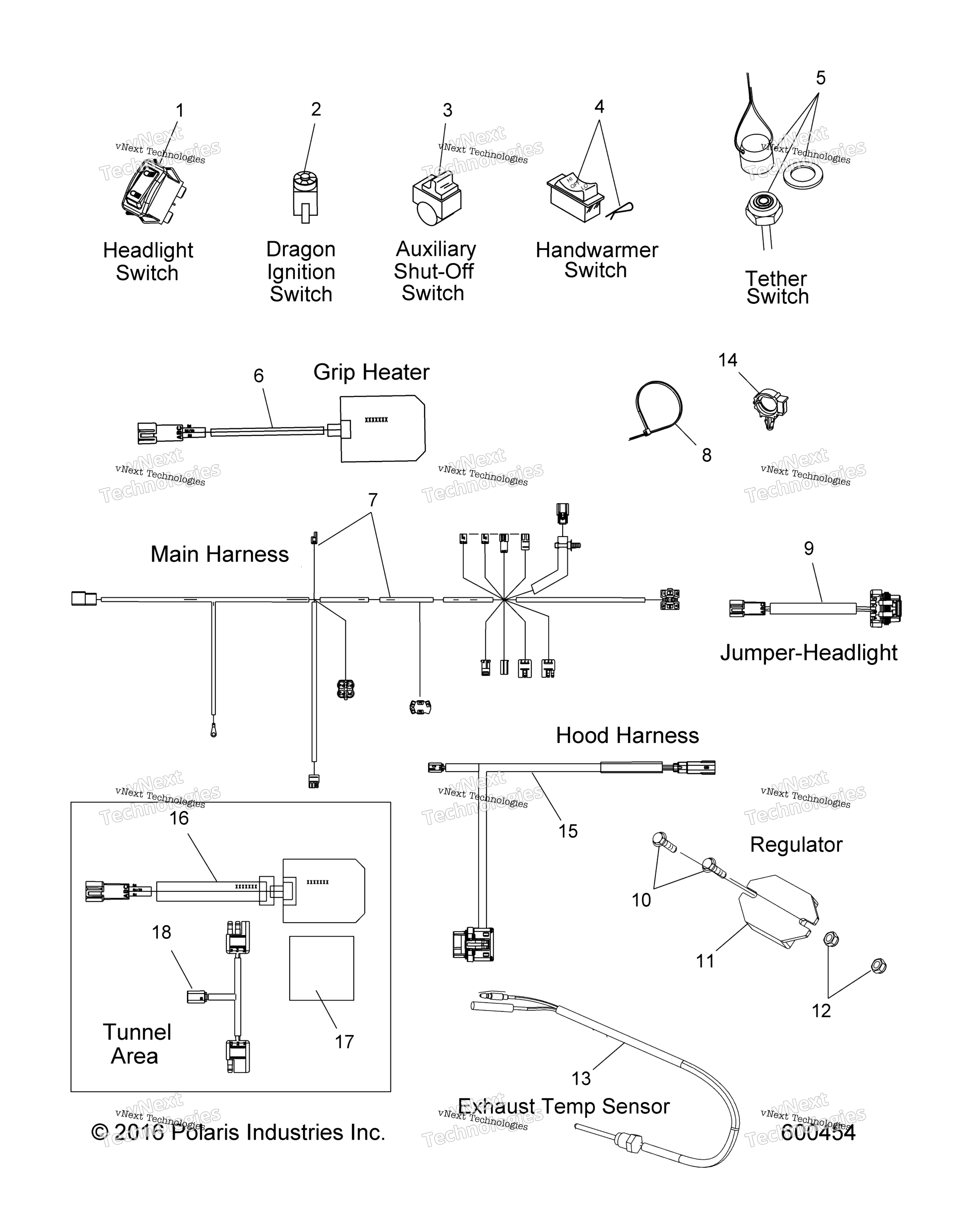 Электрооборудование, жгут проводов & Components