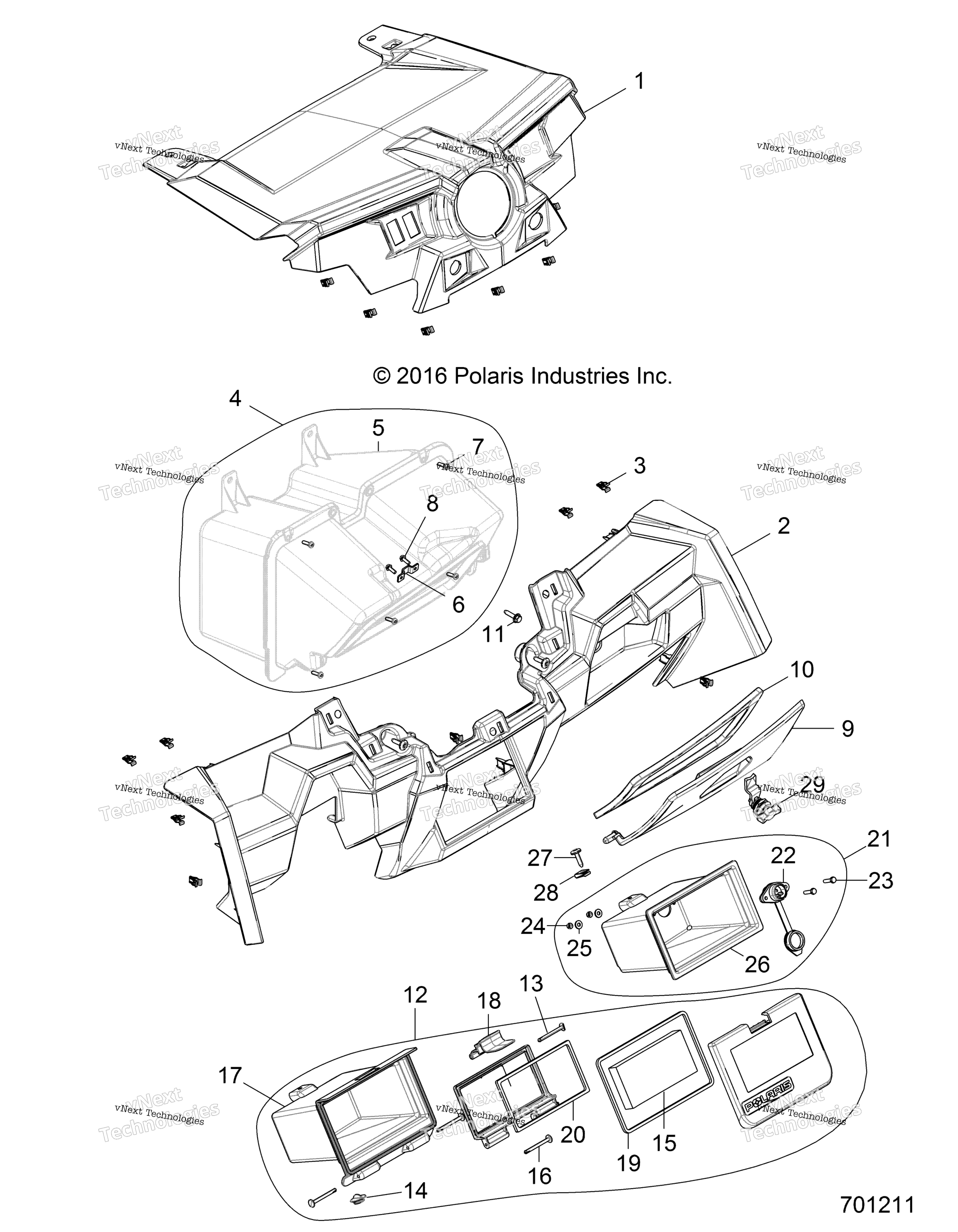 Кузов, панель приборов And Glovebox