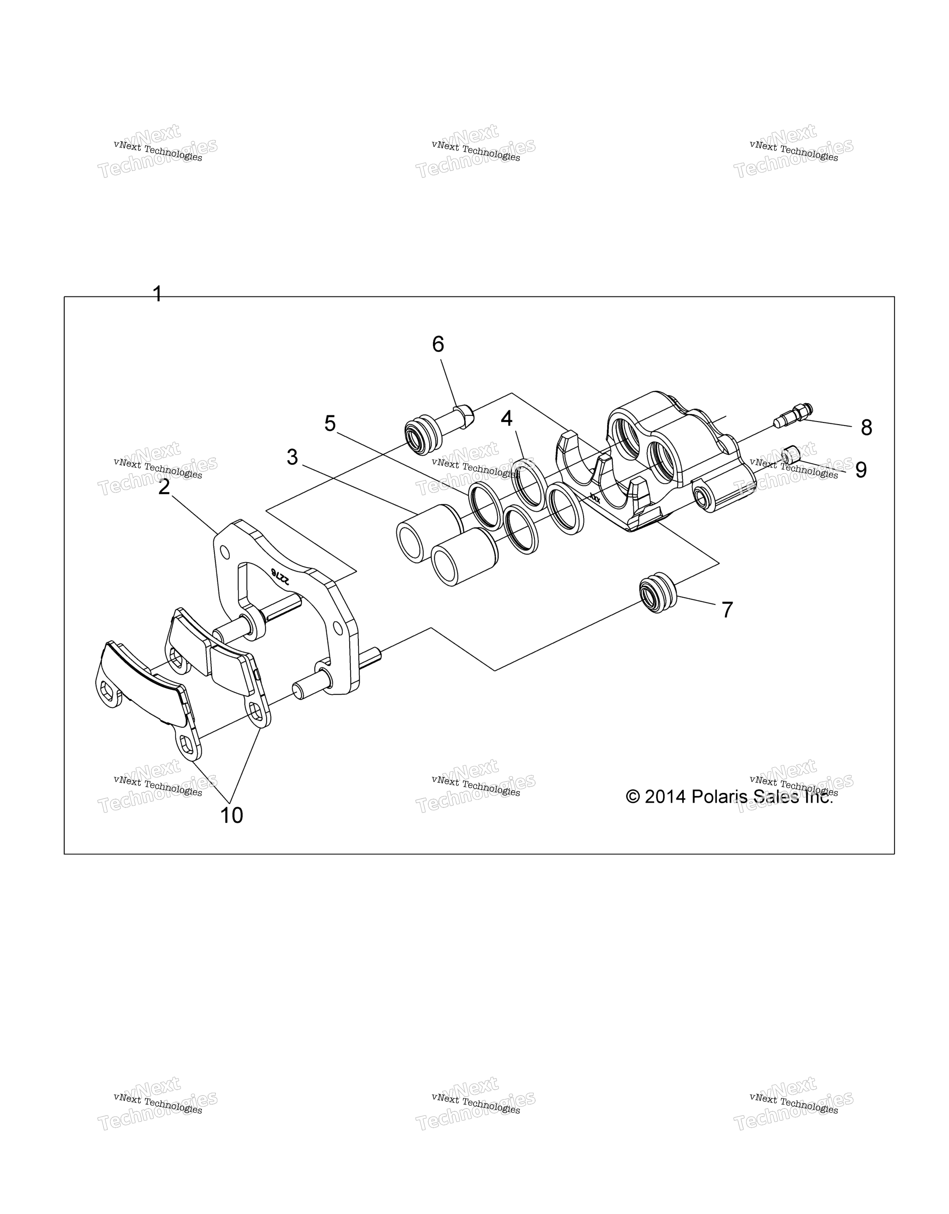 Brakes, Caliper задний