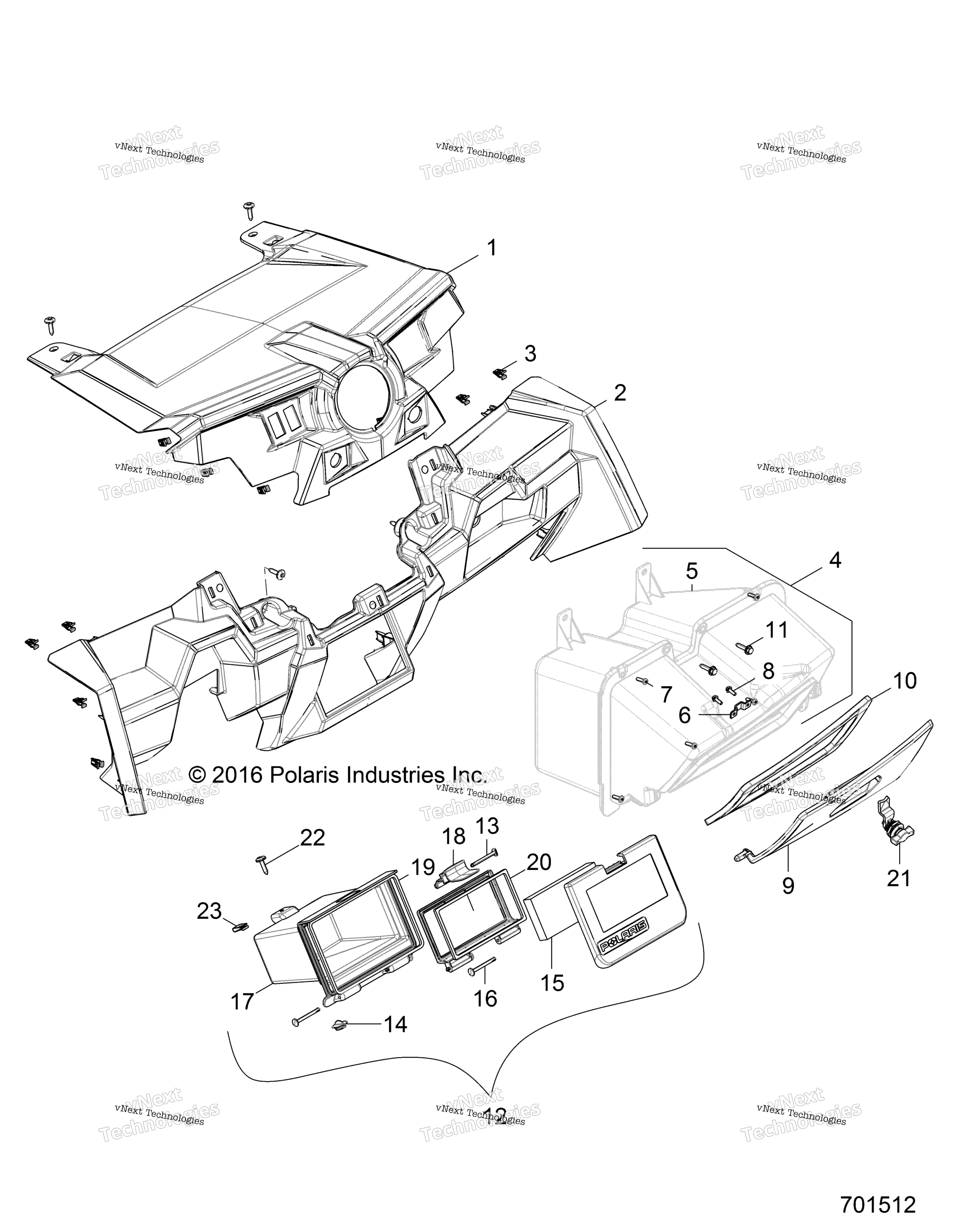 Кузов, панель приборов And Glovebox