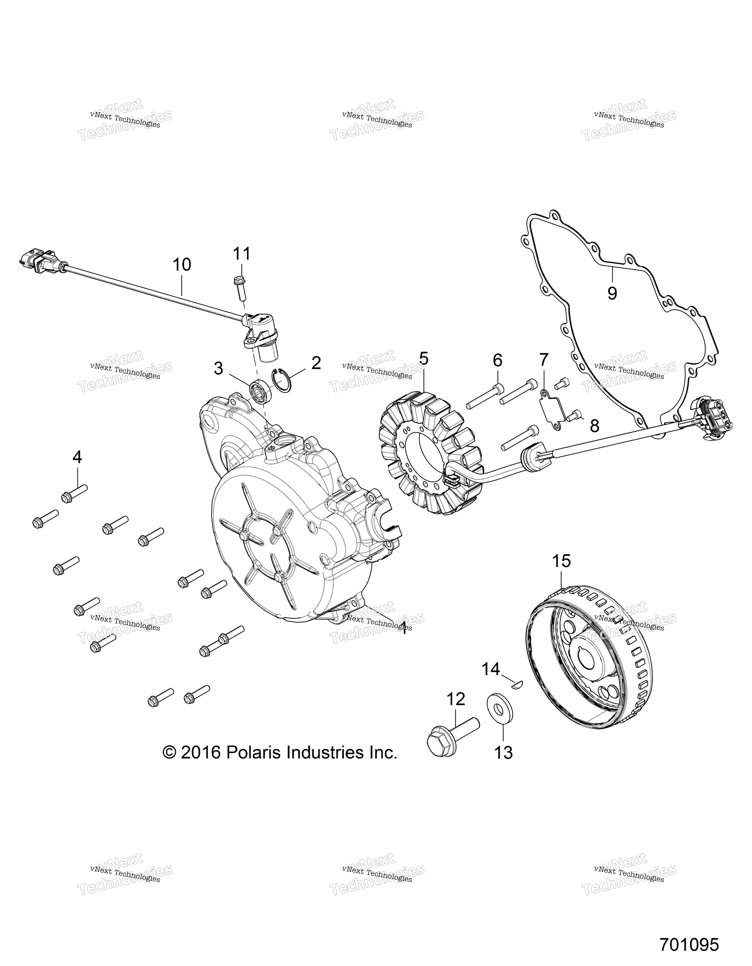 Engine, статор & крышка