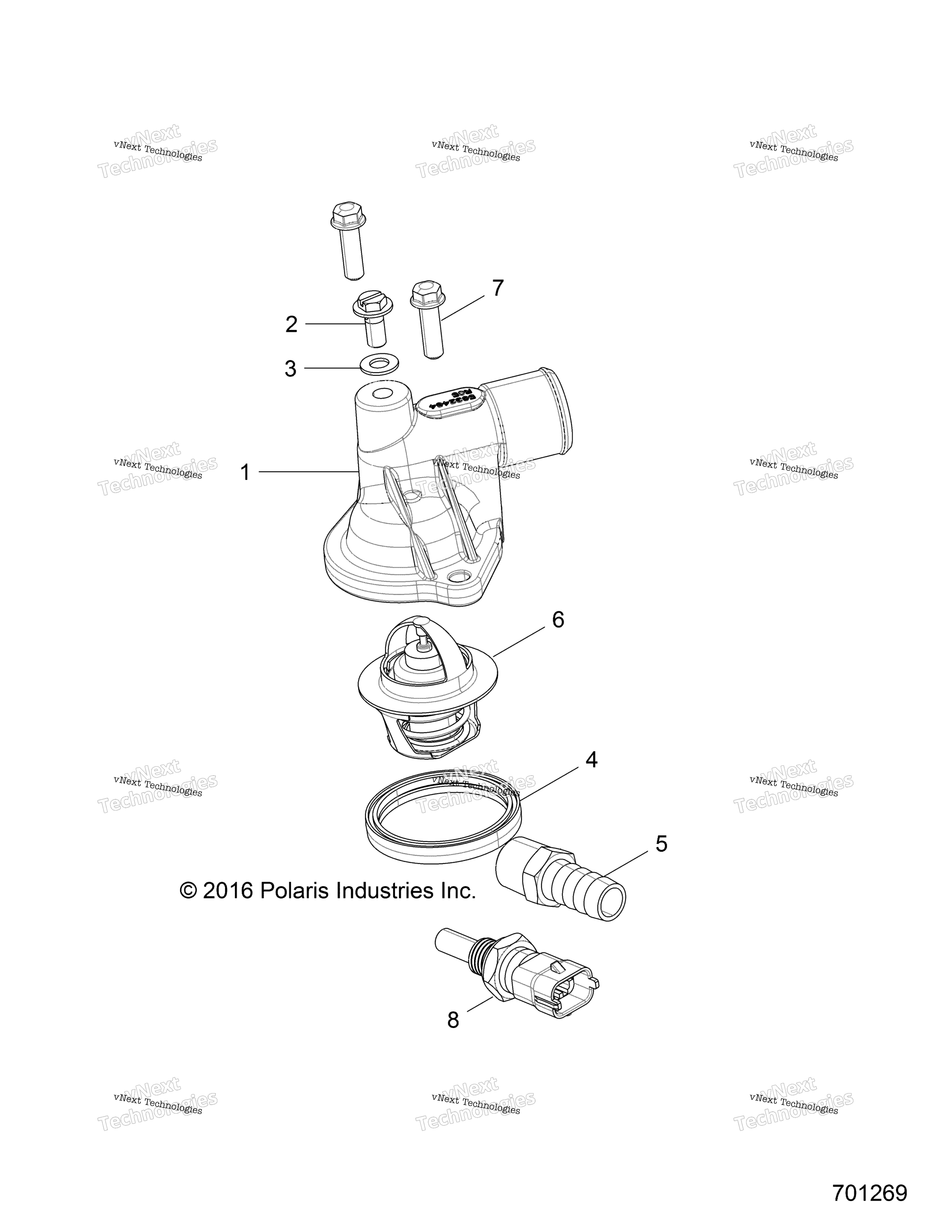 Engine, Thermostat и крышка