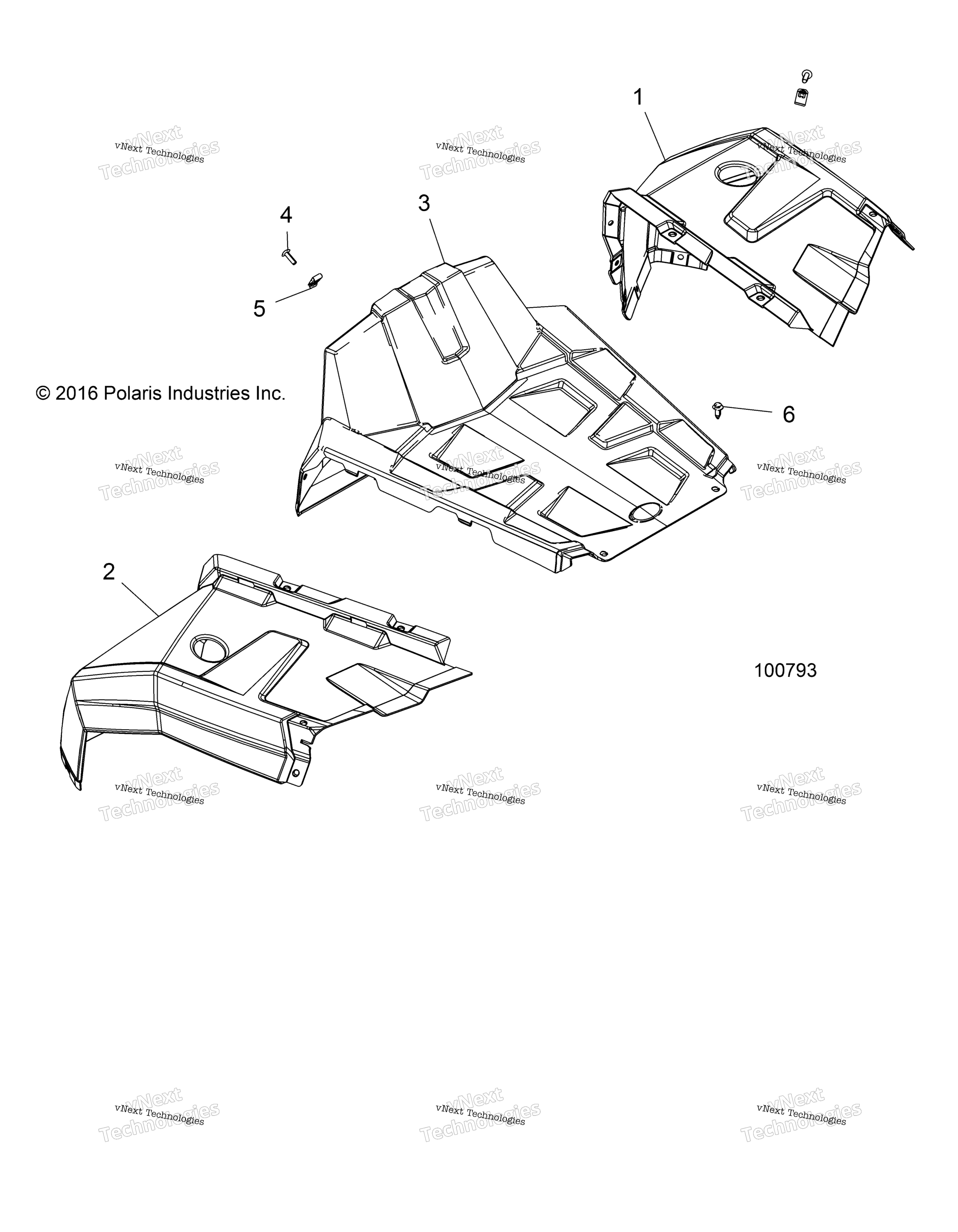 Body, передний Fenders