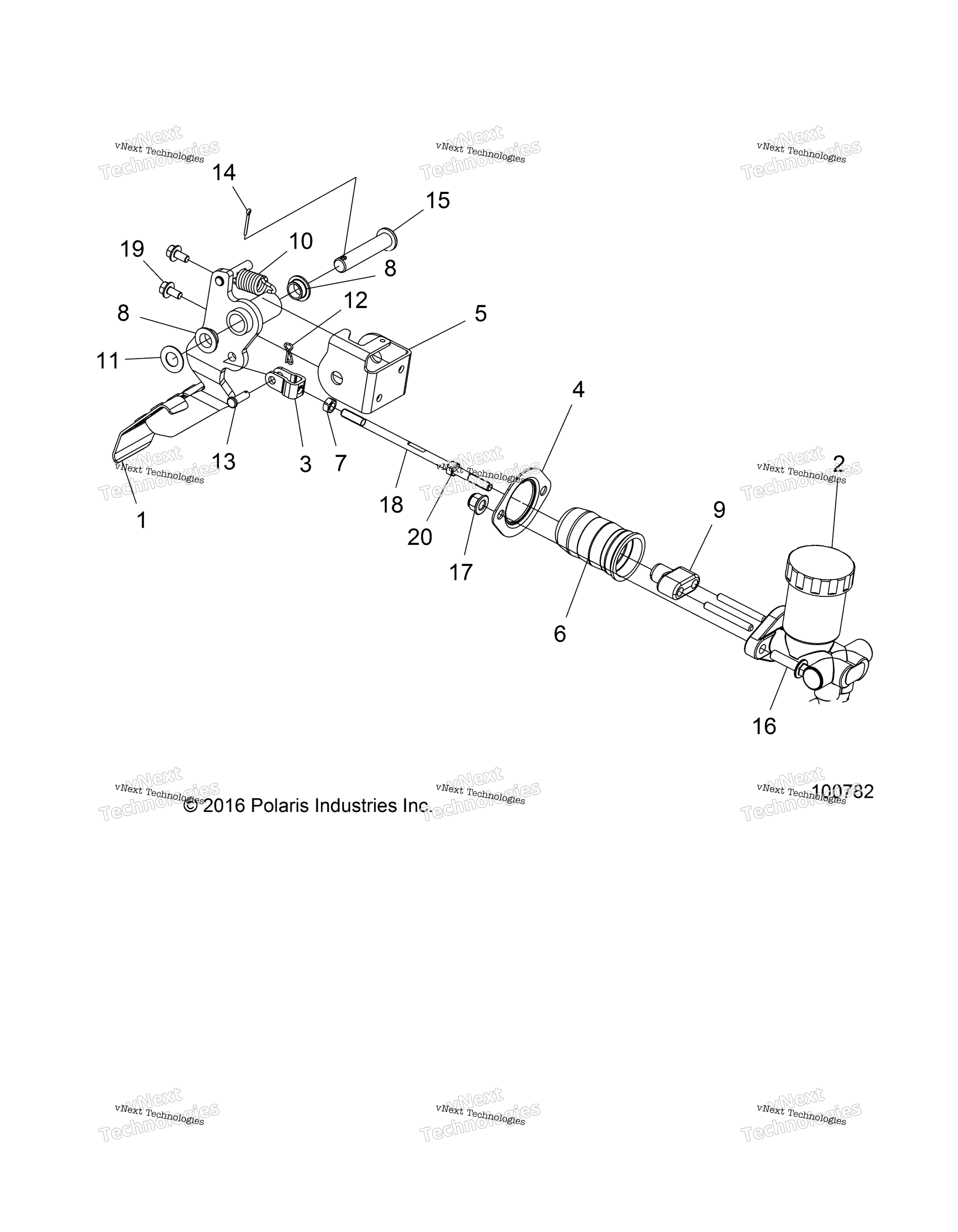 Тормоза, педаль And Master Cylinder Mounting