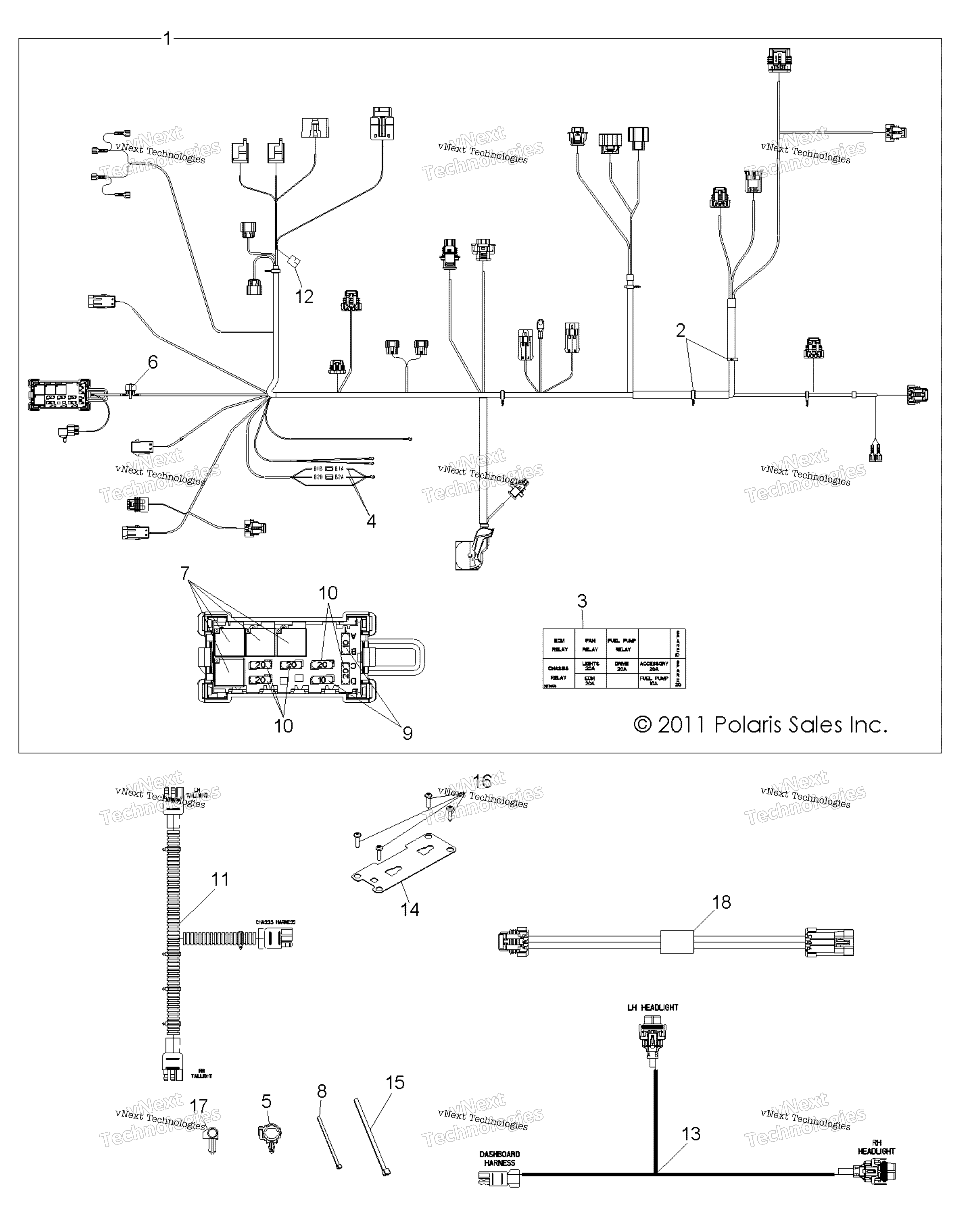 электрооборудование Harnesses