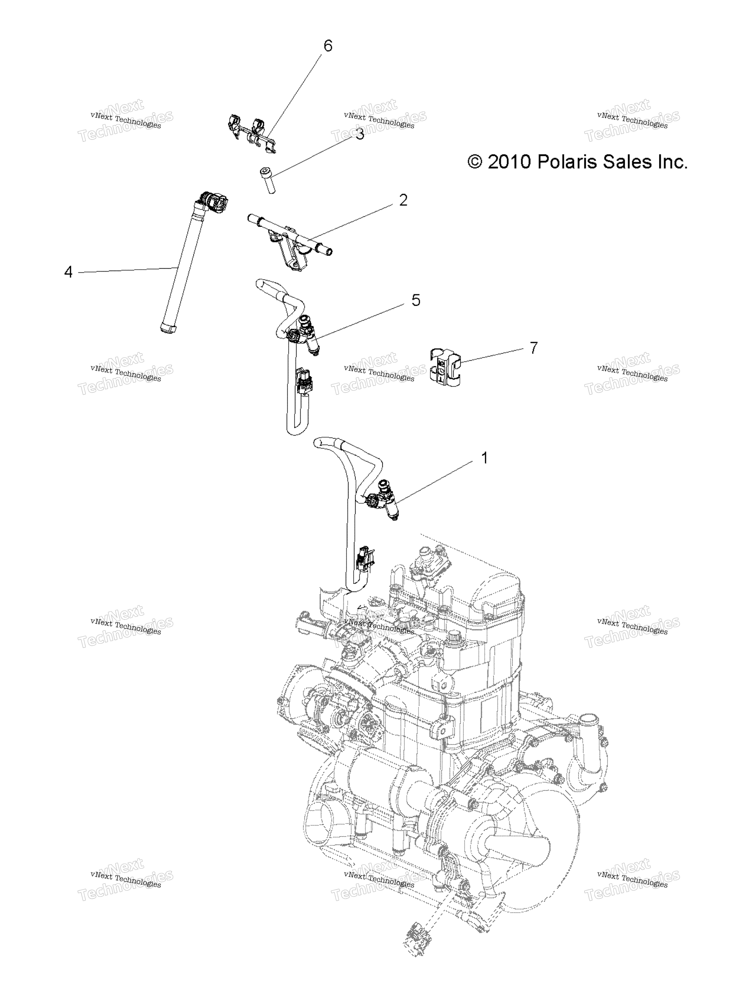 Engine, топливный Injector