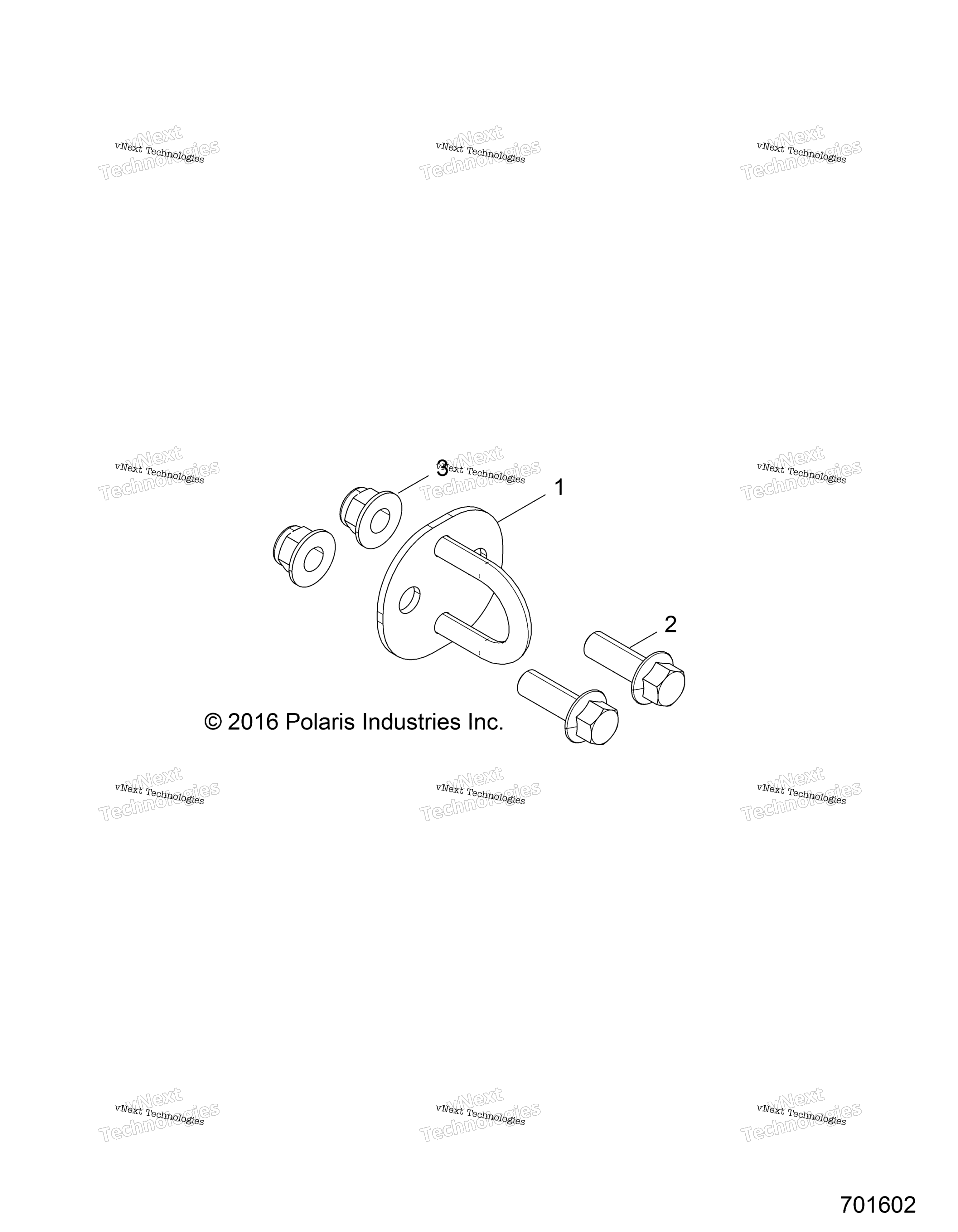 шасси Tow Hook