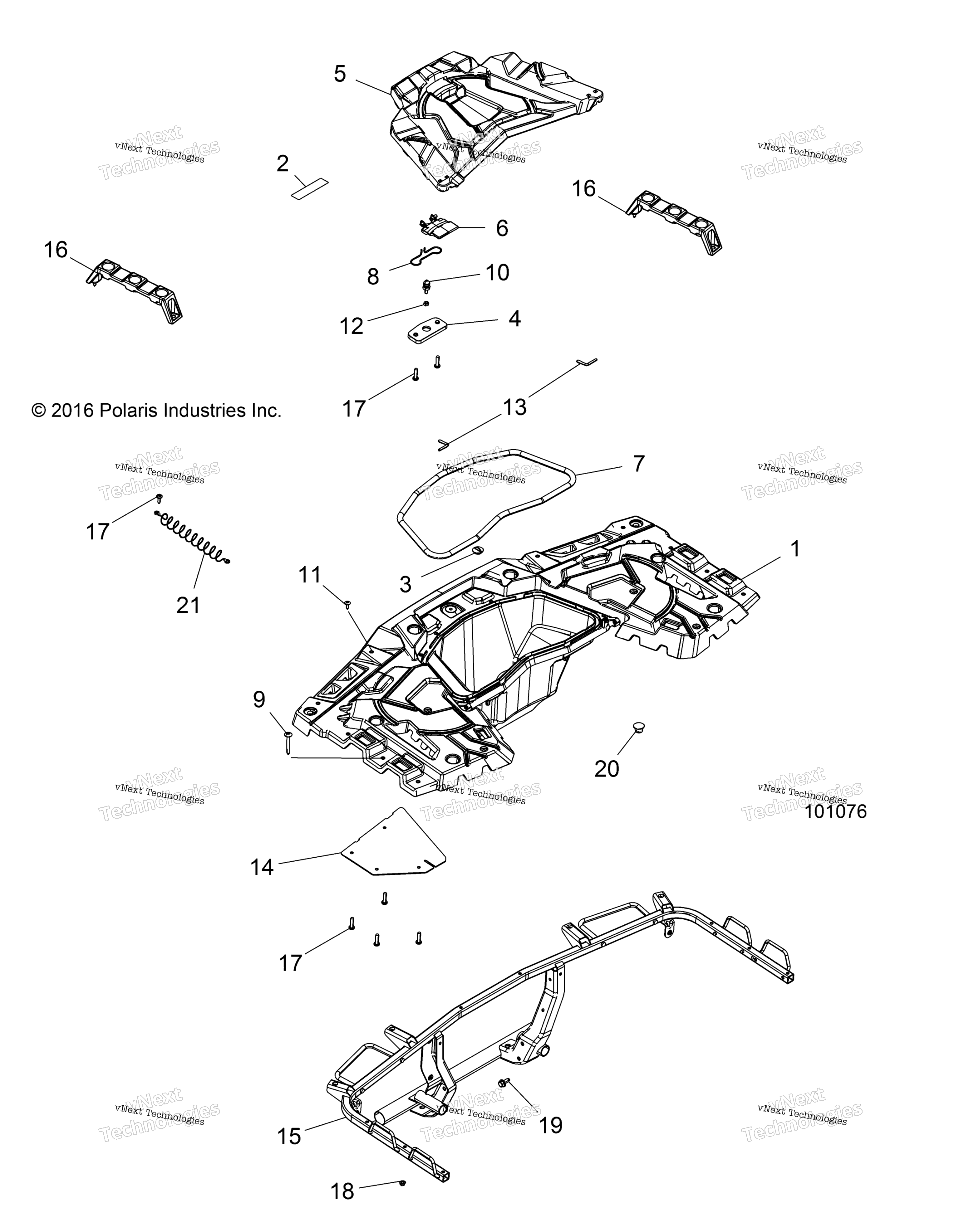 Body, задний полка