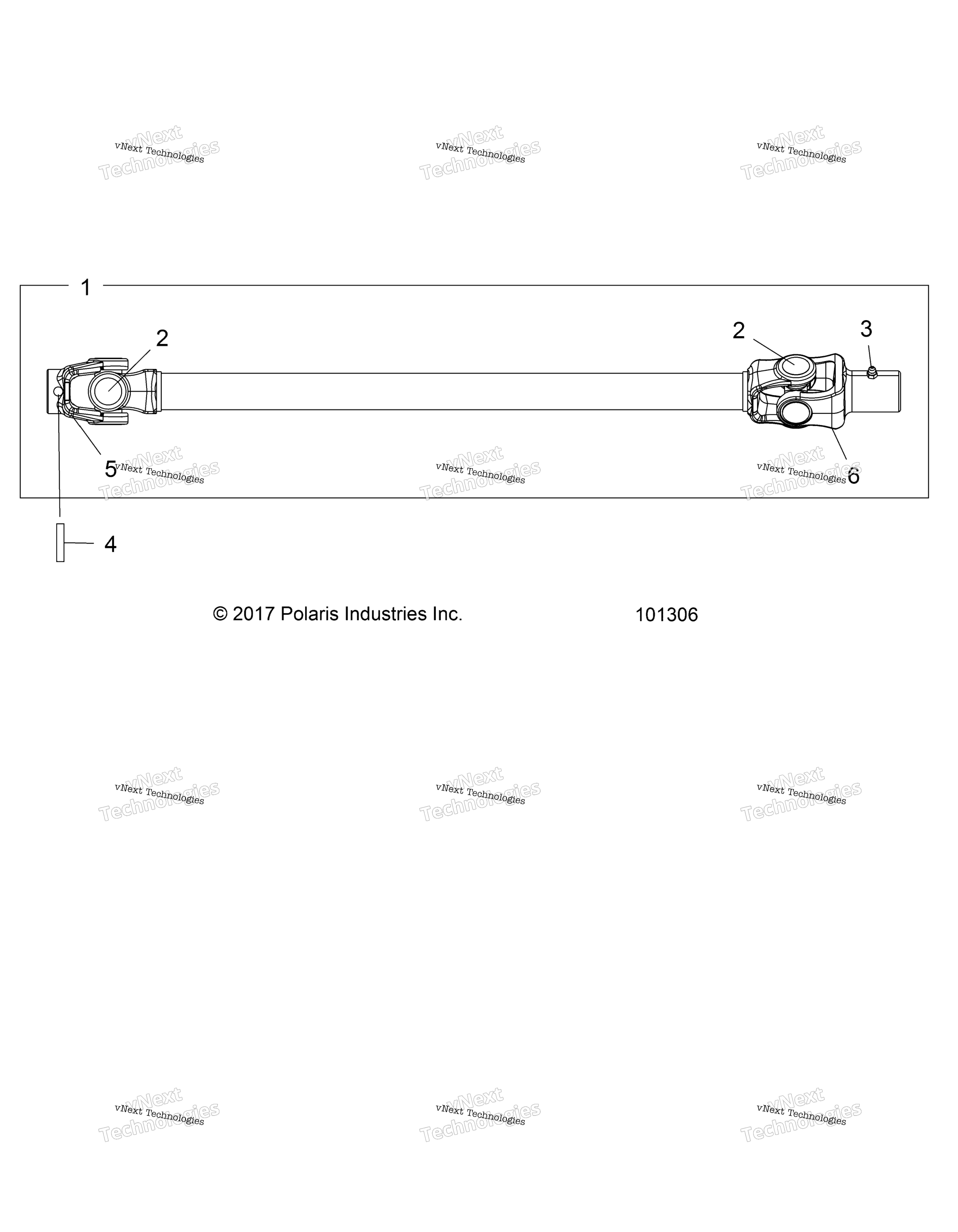 Привод Train, Prop Shaft, Front