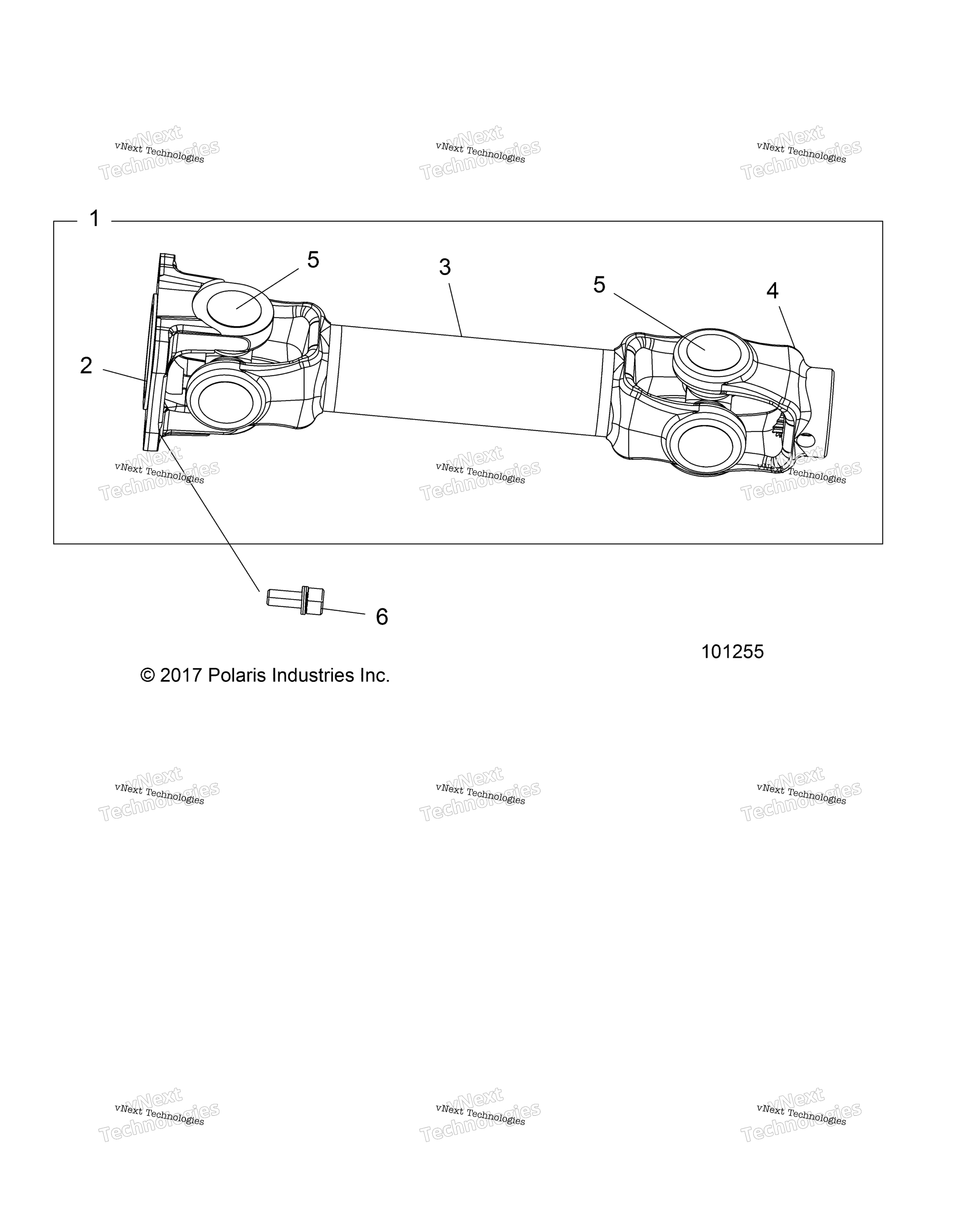 Привод Train, Prop Shaft, Rear