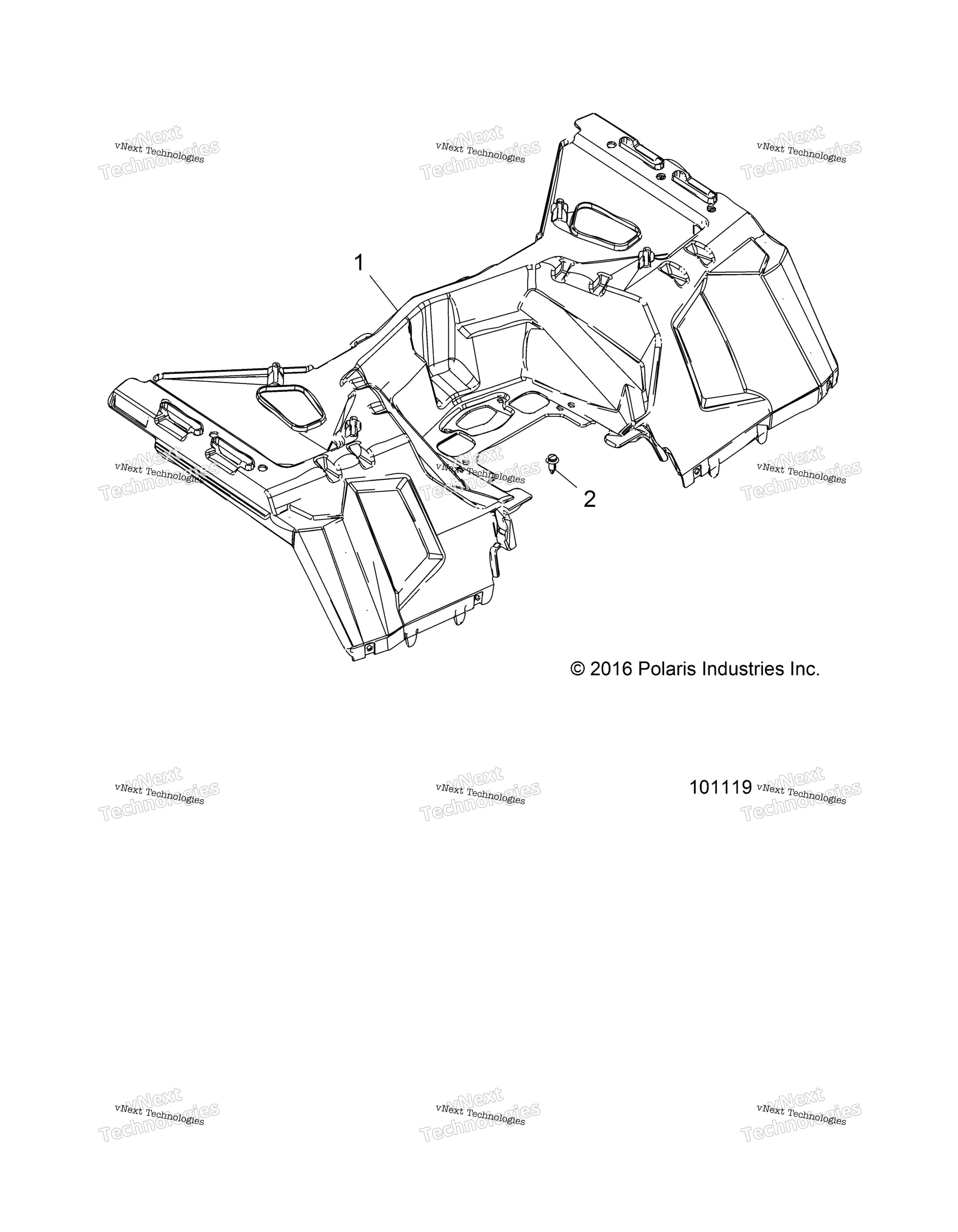 Body, задний Cab