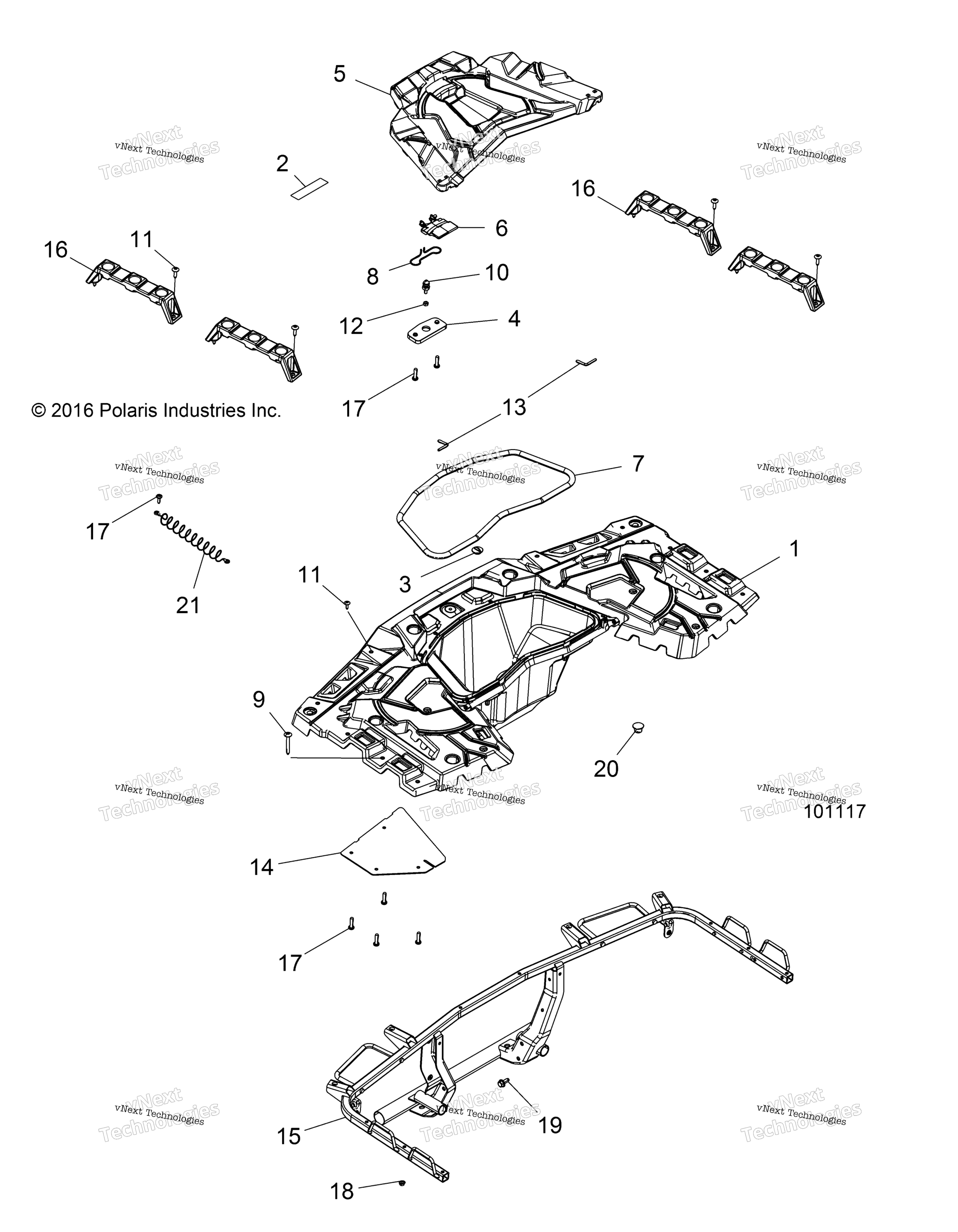 Body, задний полка