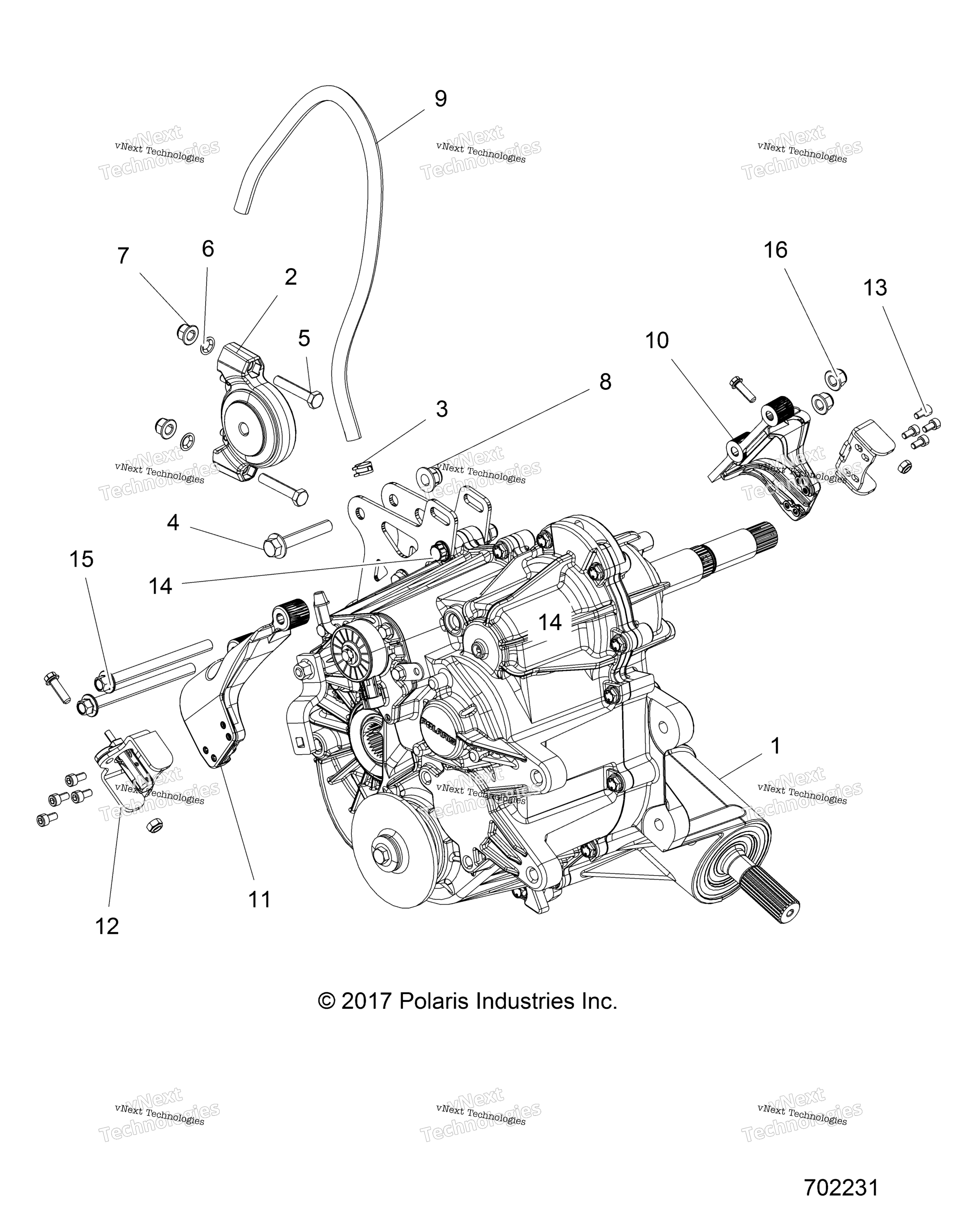 Трансмиссия, главный редуктор Mounting