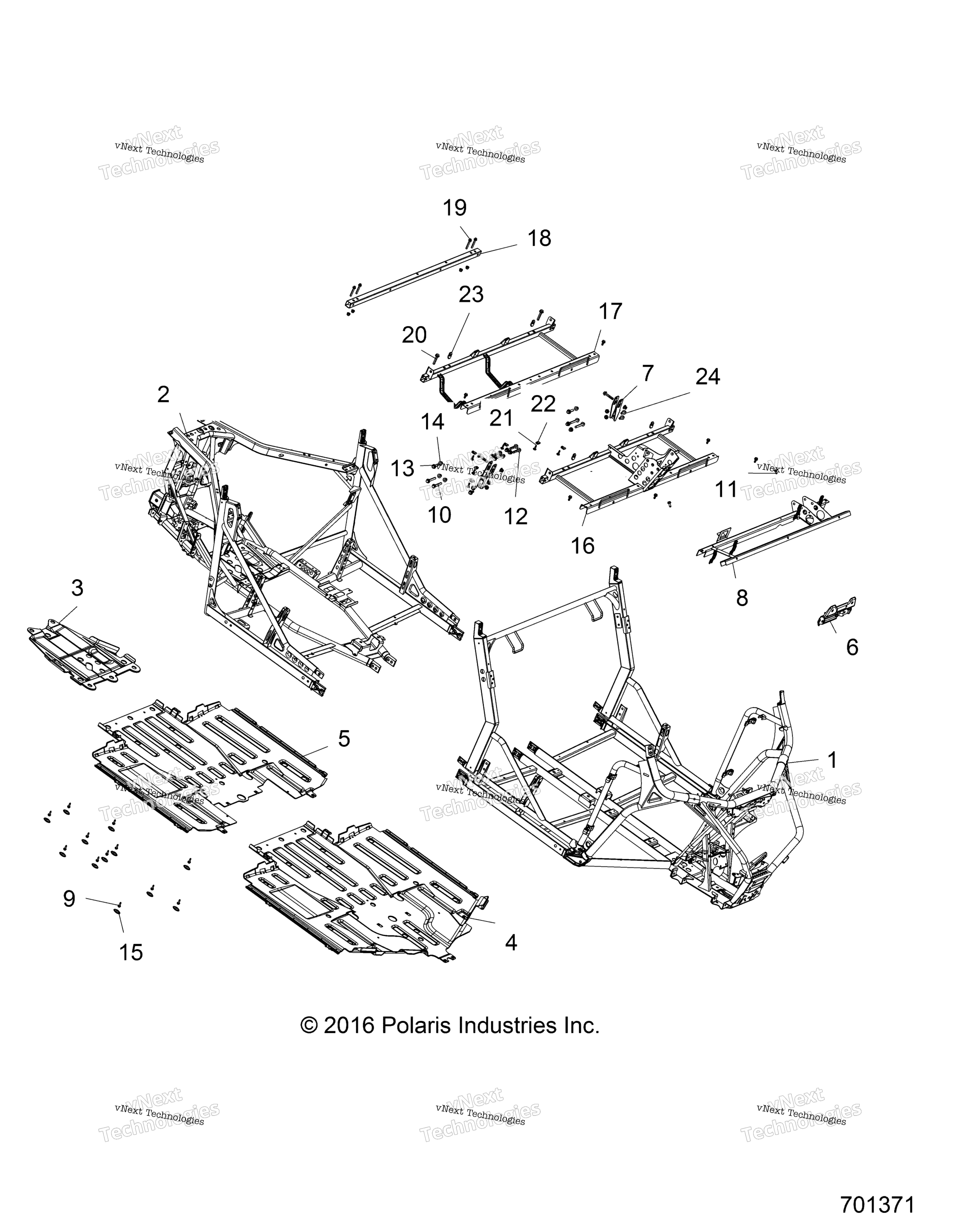 Шасси, основная рама And Skid Plates R18rhe99bk/Kbs