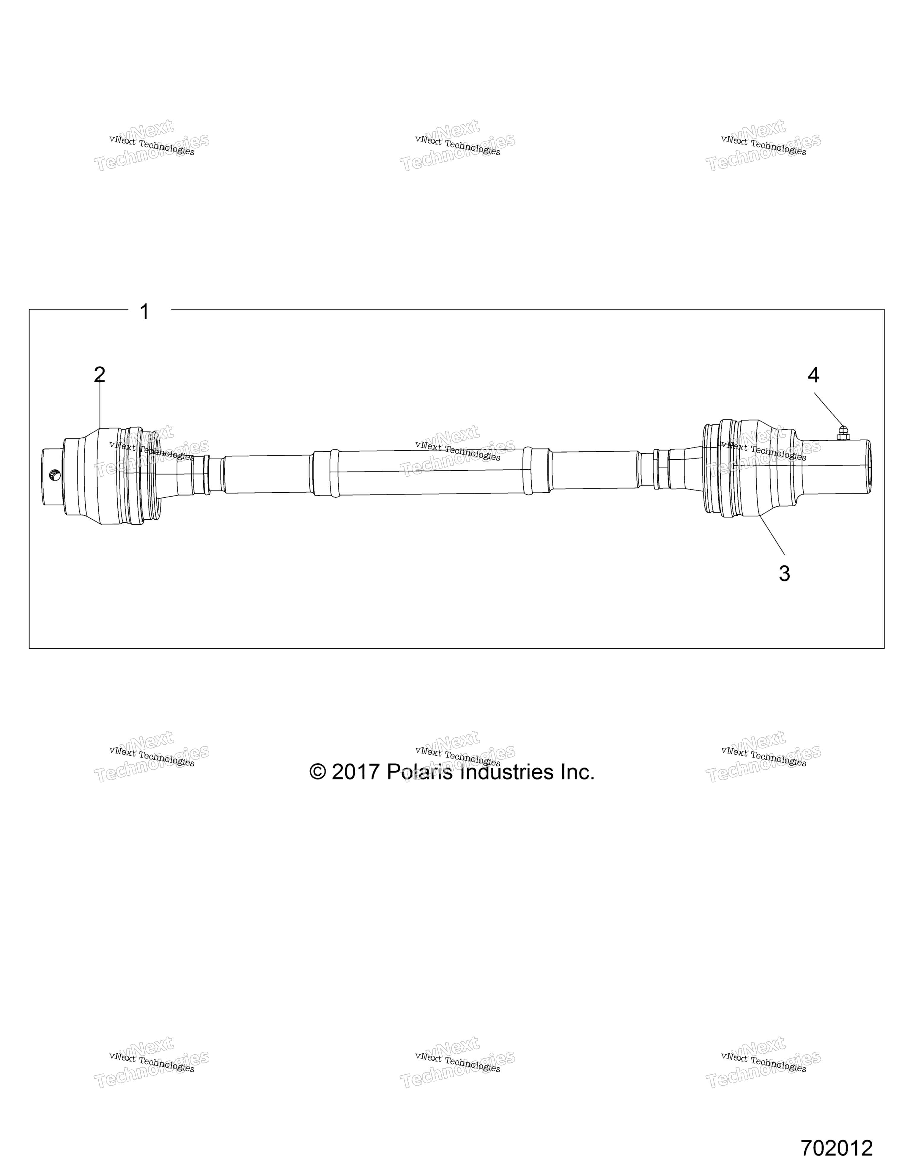 Привод Train, Rear Prop Shaft