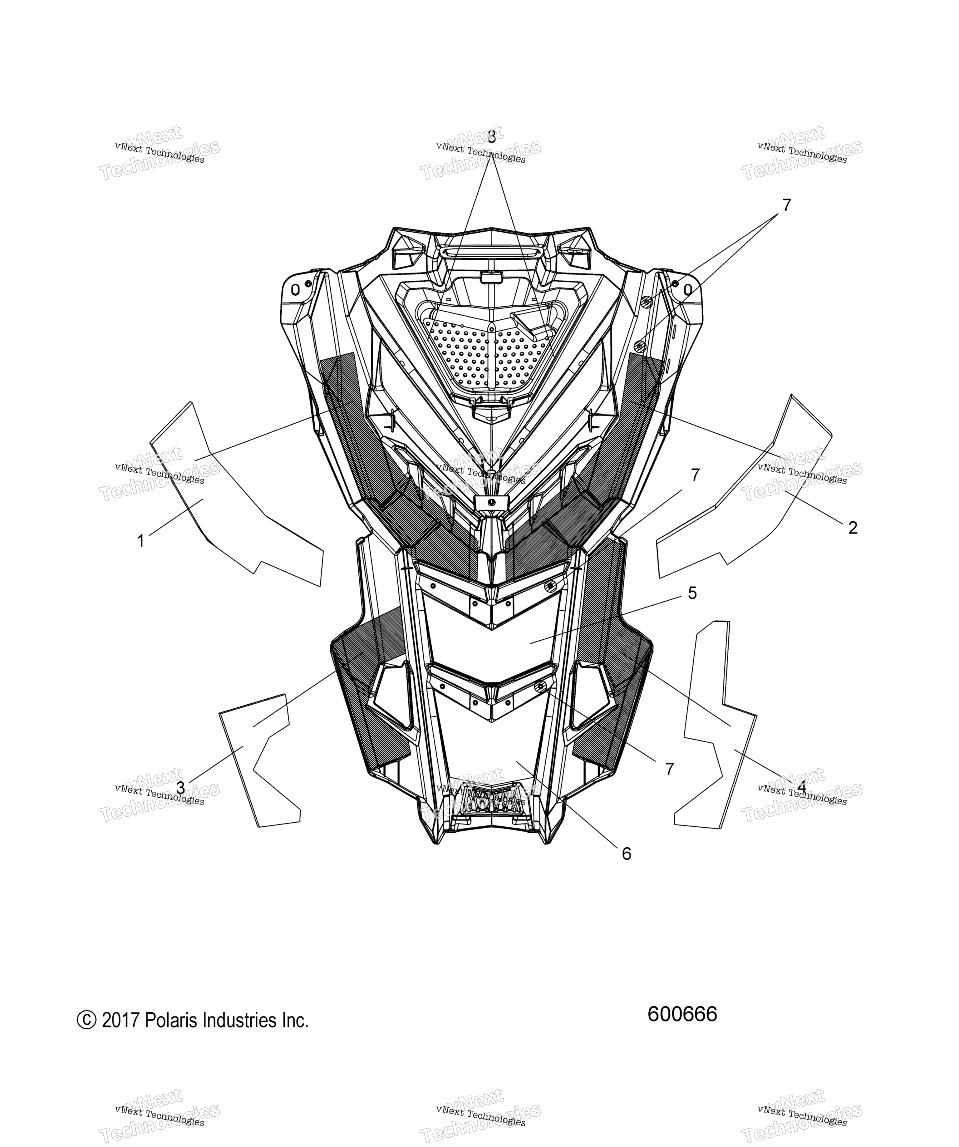 Body, Hood Foam / Fiber All Options