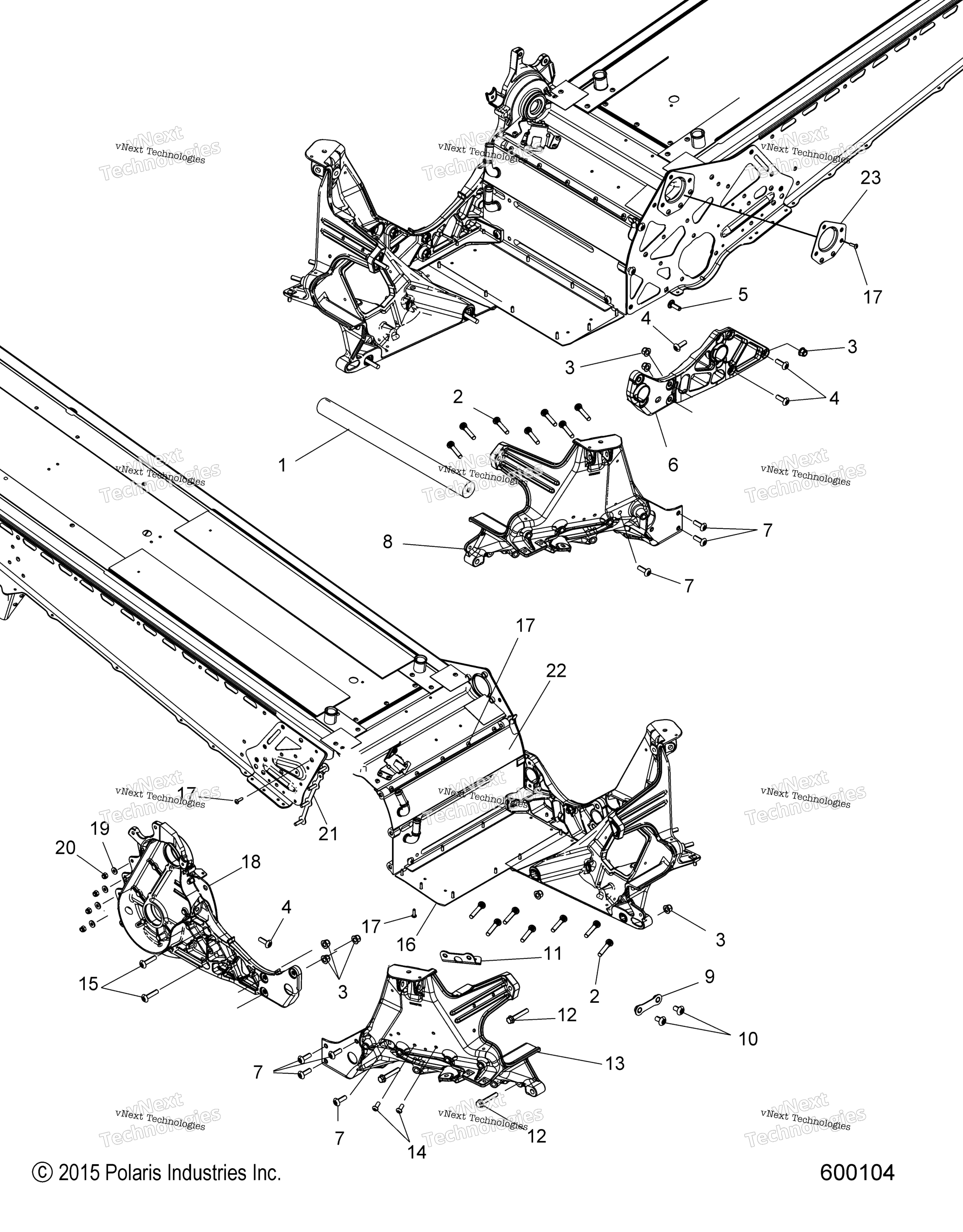 Chassis, Bulkhead Asm. All опции