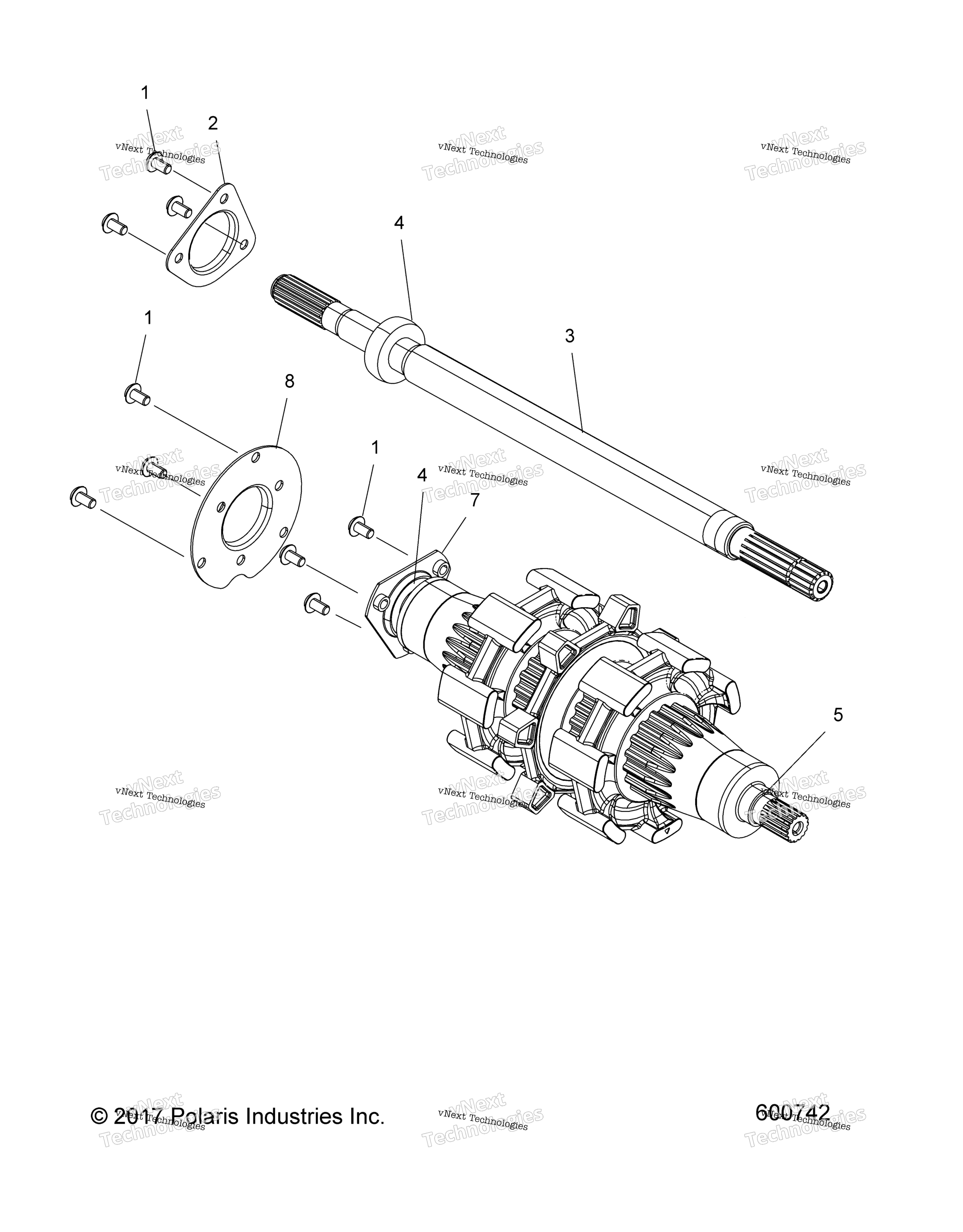 Привод Train, Jackshaft & Driveshaft All Options