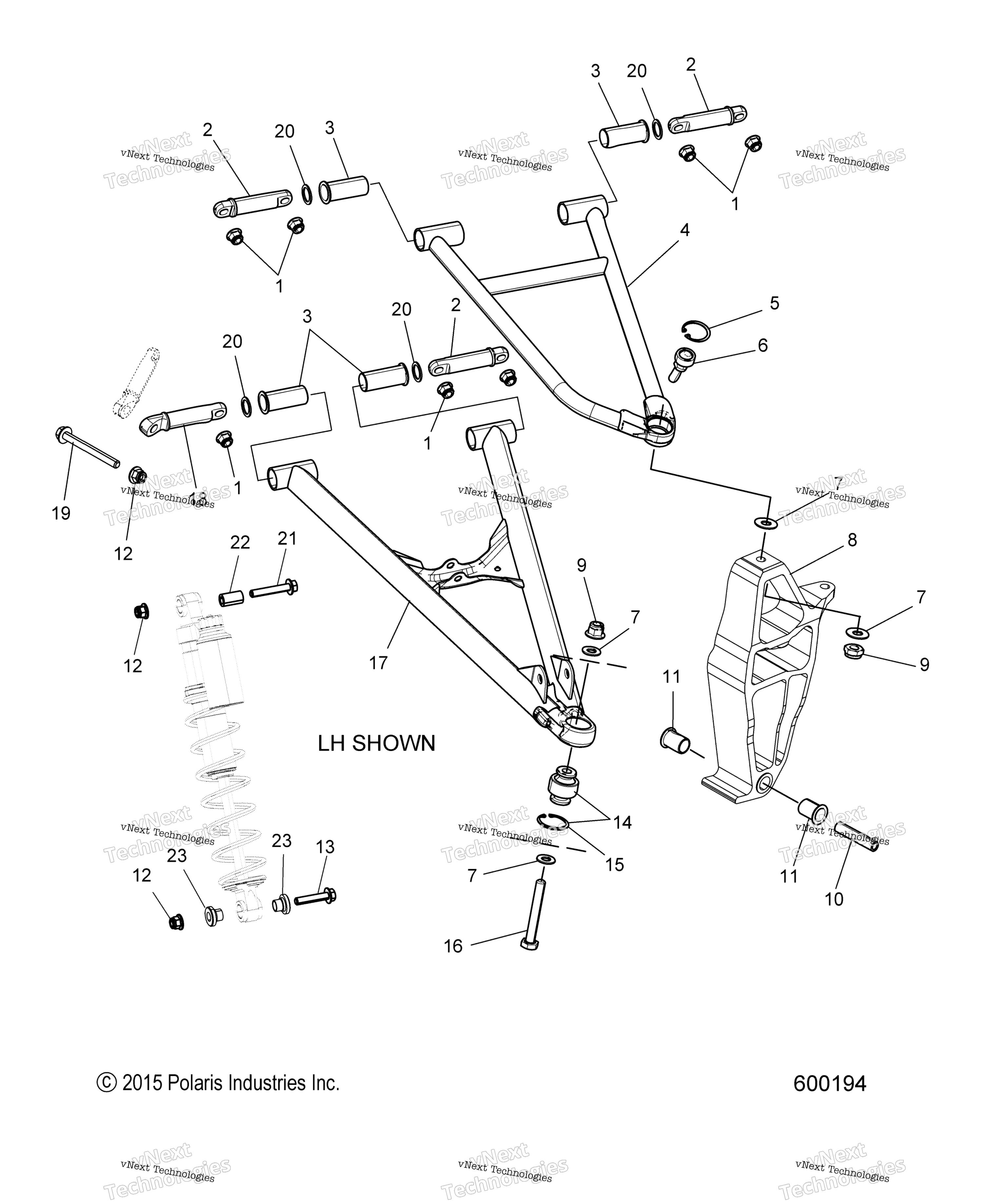 Suspension, управление Arms & Spindle All Options