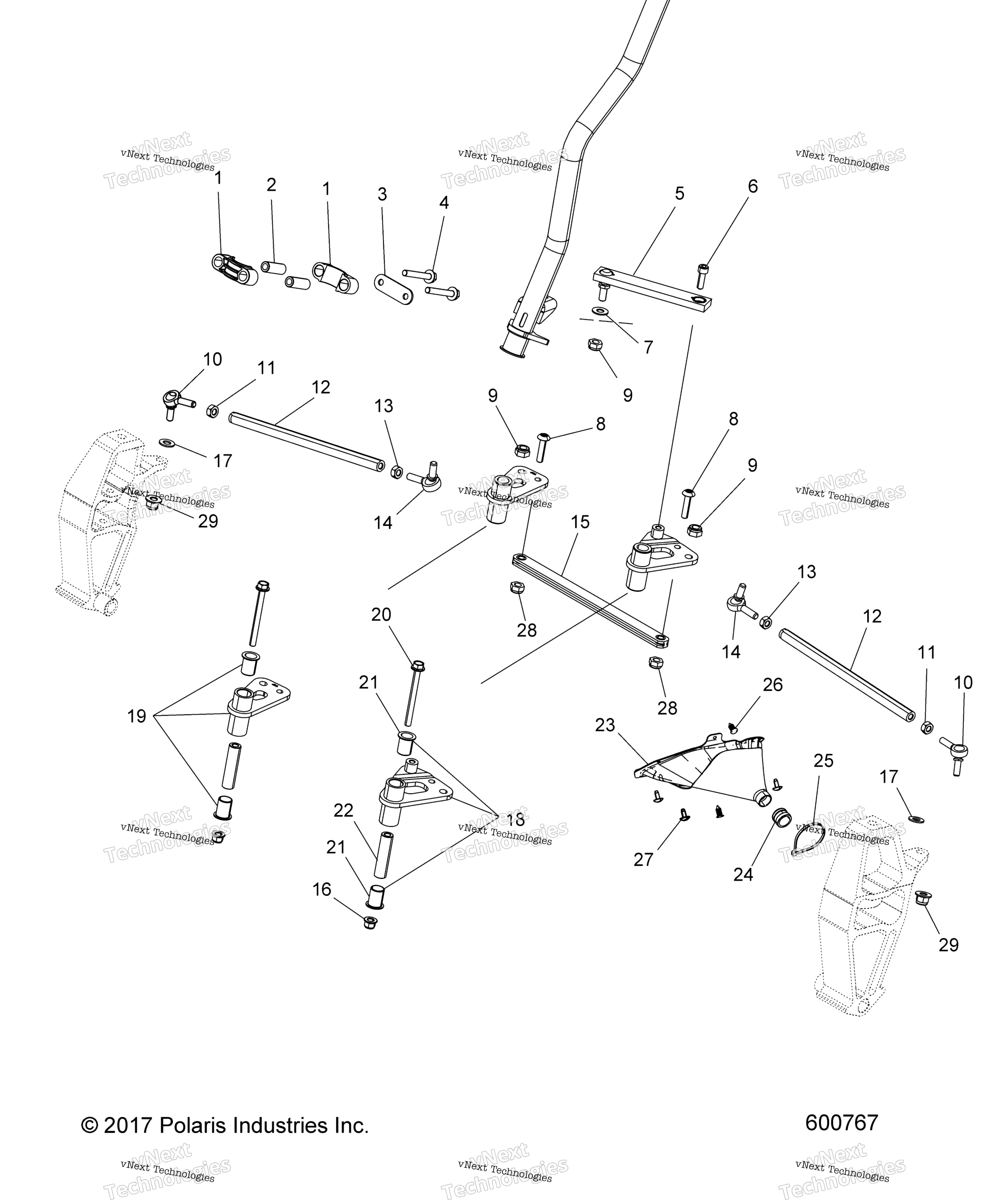 Steering, нижний