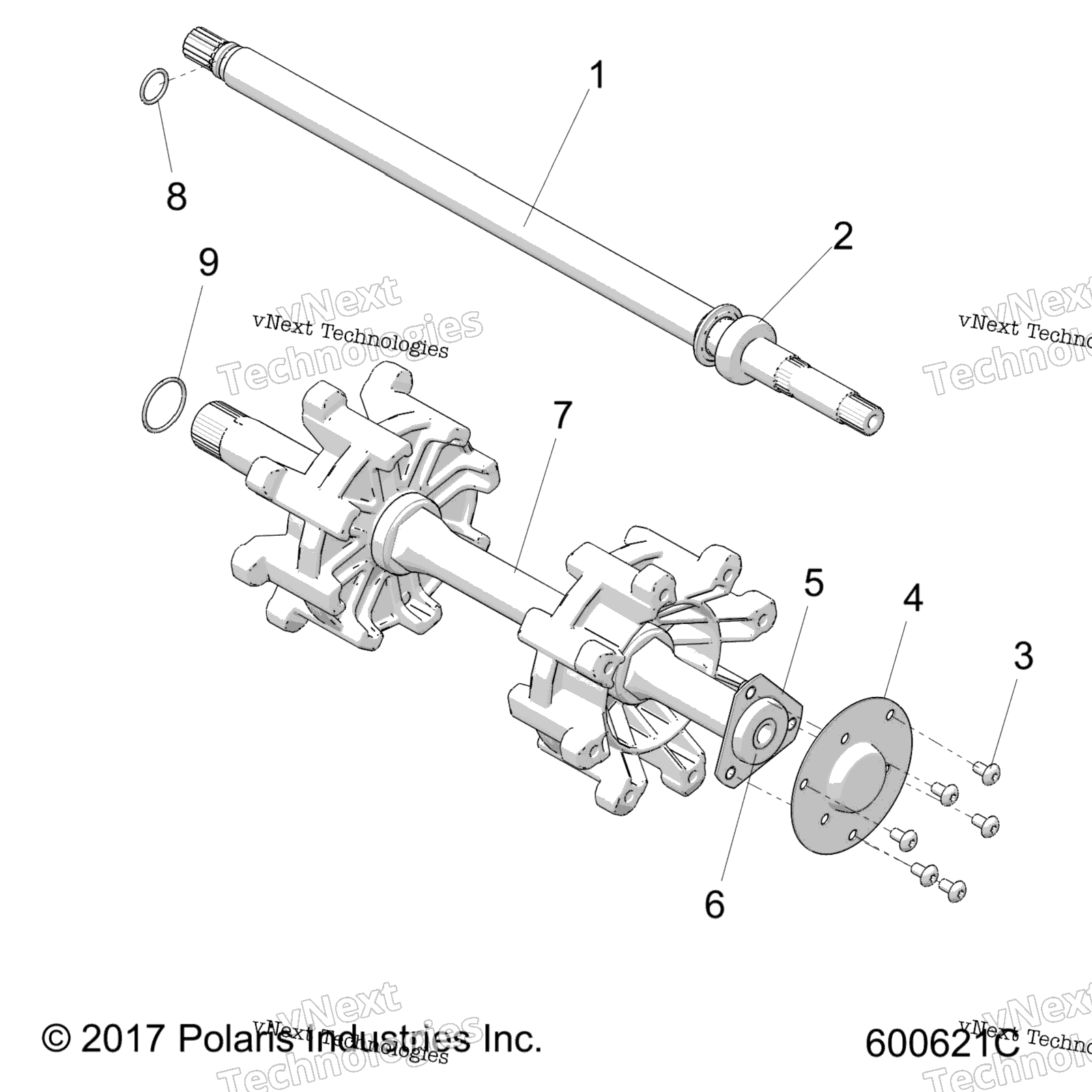Привод Train, Jackshaft & Driveshaft All Options