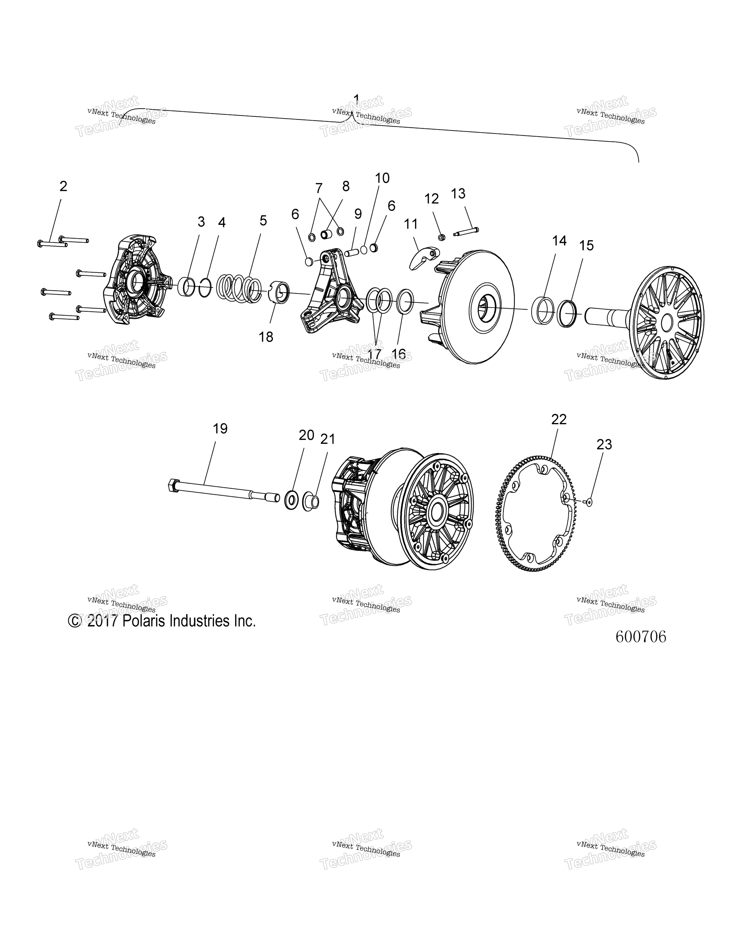 Привод Train, Clutch, Primary